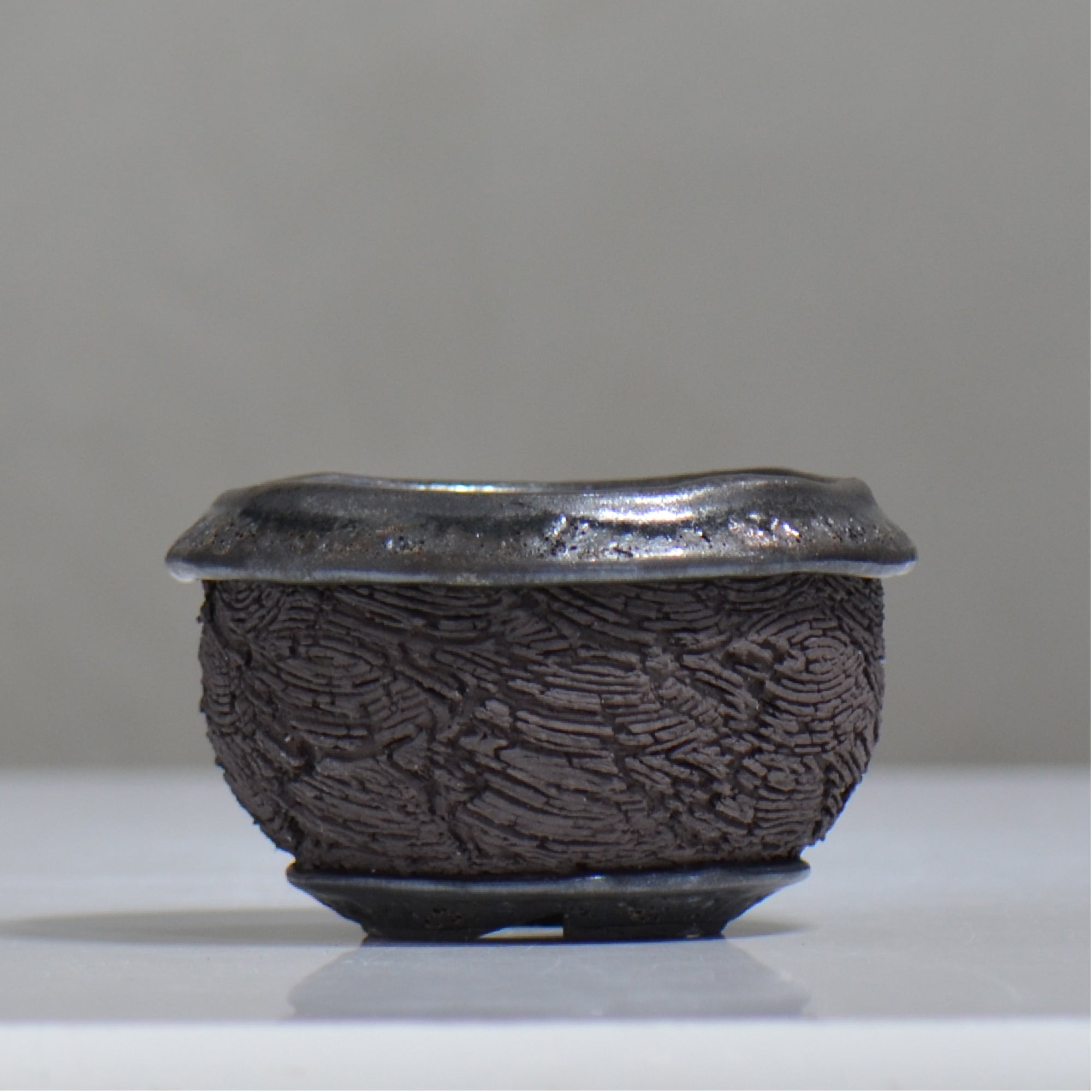 松井邦明 /  水沫  / mk4_ko05_m / 約 φ12.5cm / 植木鉢