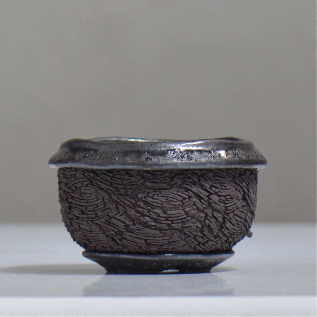 松井邦明 /  水沫  / mk4_ko05_m / 約 φ12.5cm / 植木鉢