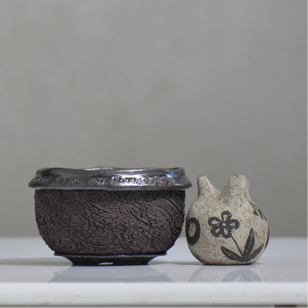 松井邦明 /  水沫  /  mk4_ko10_m /約 φ15cm / 植木鉢