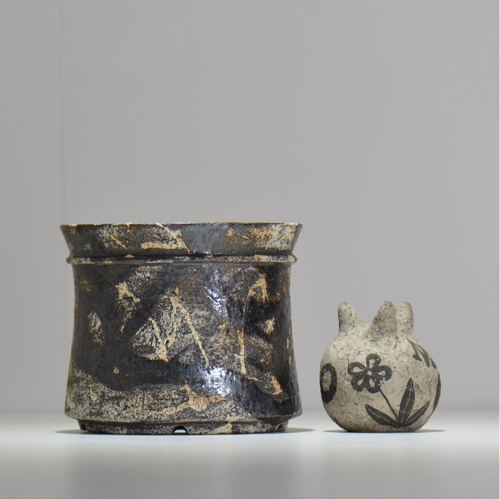 松井邦明 /  蔓  / mk_kz04_l / 約 15.5cm / 植木鉢