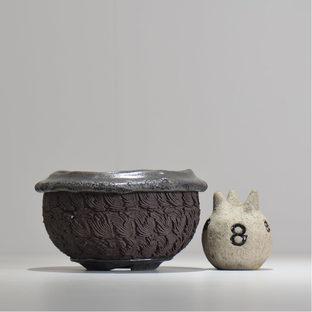 松井邦明 /  水沫  / mk_mi04_m / 約 14.0cm / 植木鉢