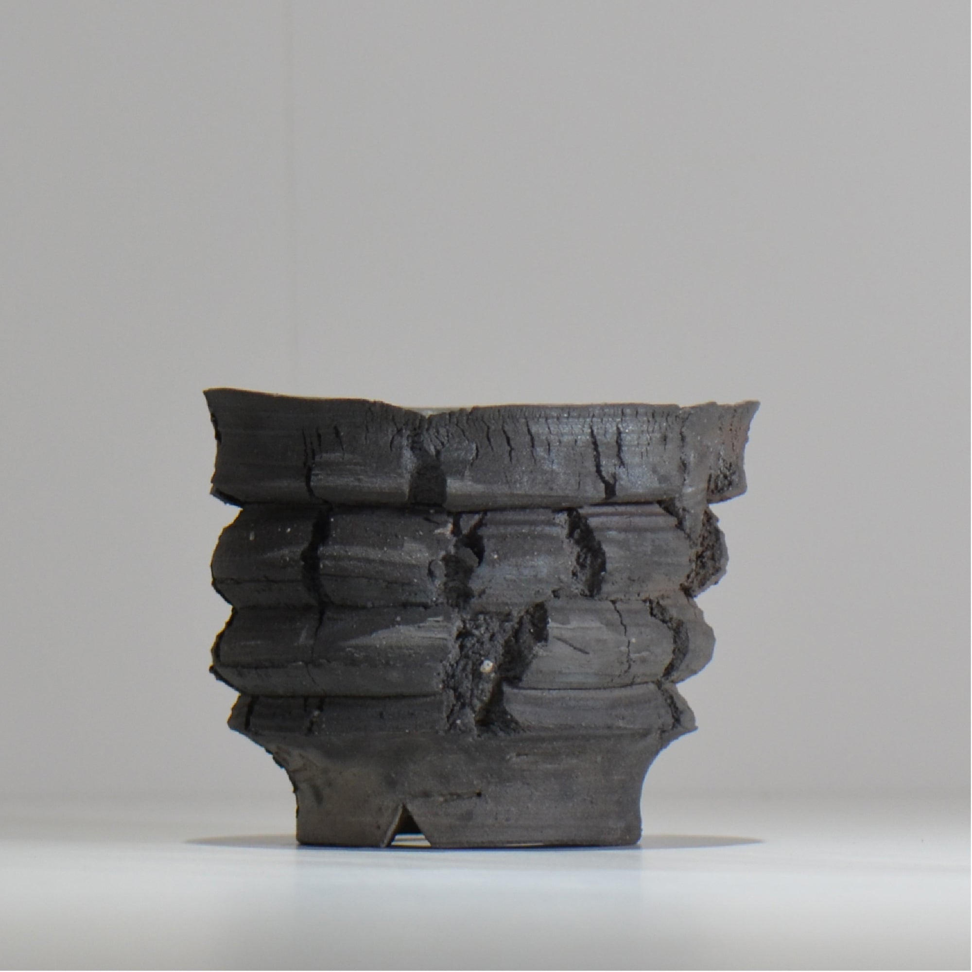 9/29出品分 4号・7号鉢 6点セット まとめ売り特価 作家鉢 バラ売り可 スリット深鉢80型四角-黒(2.6号鉢ロング相当)スモールサイズ