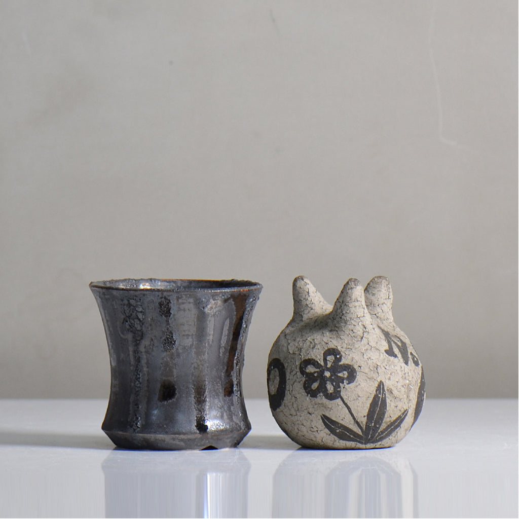 make plants pot / ドロドロ/ mn_dd01_xs / 約8.5cm / 植木鉢