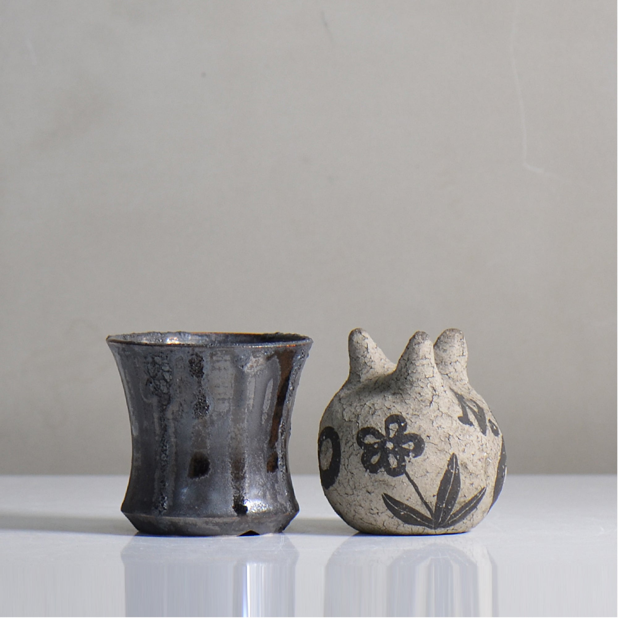 make plants pot / ドロドロ/ mn_dd01_xs / 約8.5cm / 植木鉢