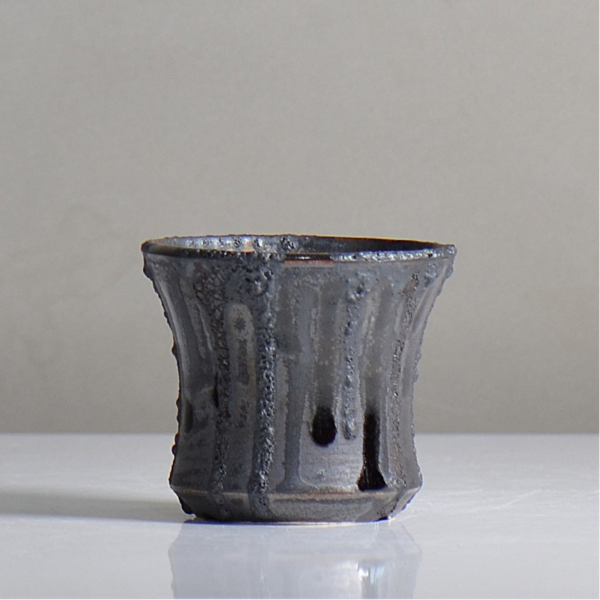 make plants pot / ドロドロ/ mn_dd02_xs / 約8.7cm / 植木鉢