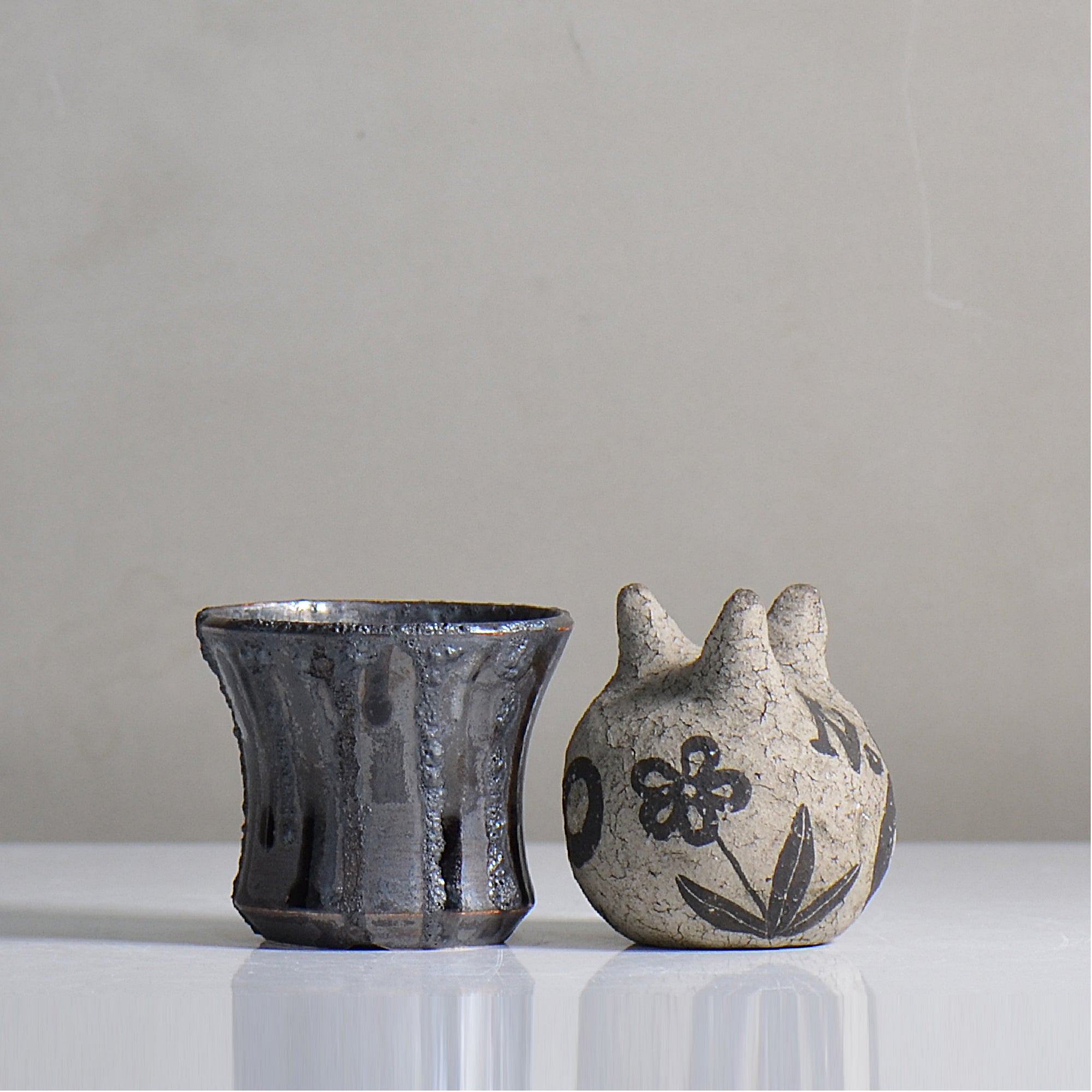 make plants pot / ドロドロ/ mn_dd02_xs / 約8.7cm / 植木鉢