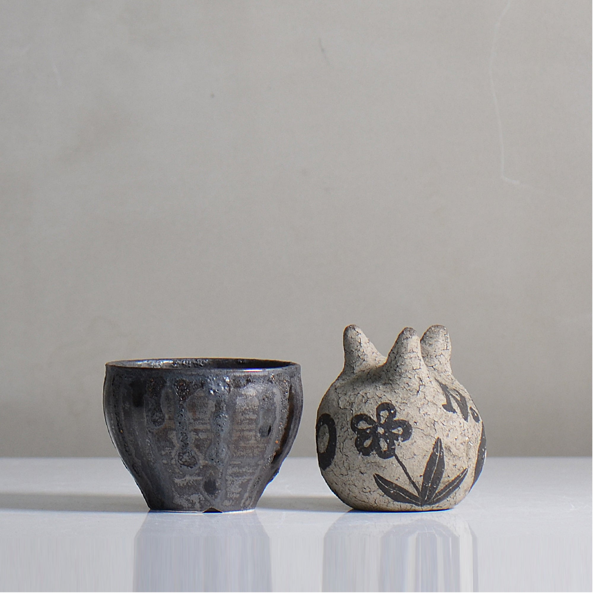 make plants pot / ドロドロ/ mn_dd03_xs / 約8.5cm / 植木鉢