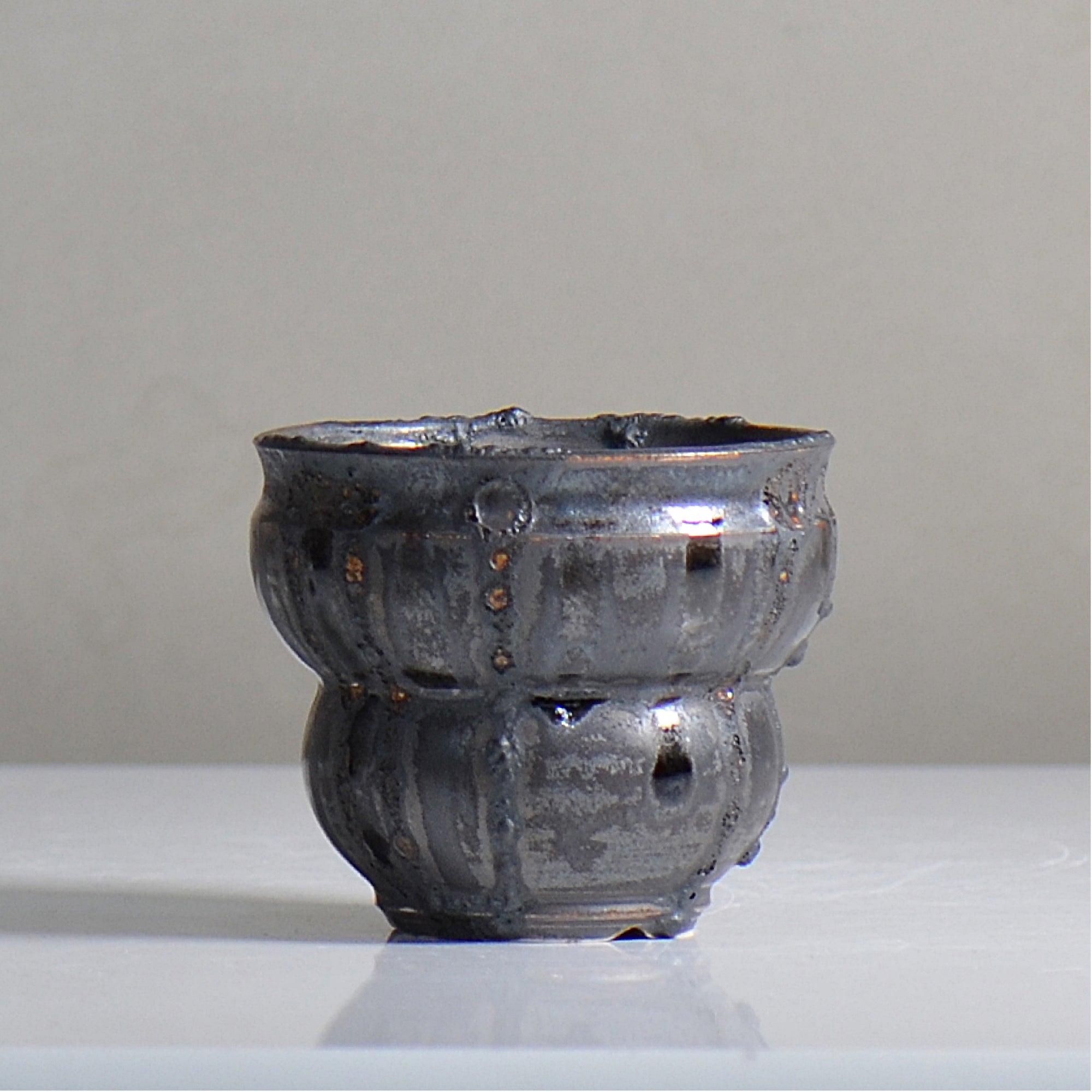 make plants pot / ドロドロ/ mn_dd04_s / 約9.5cm / 植木鉢