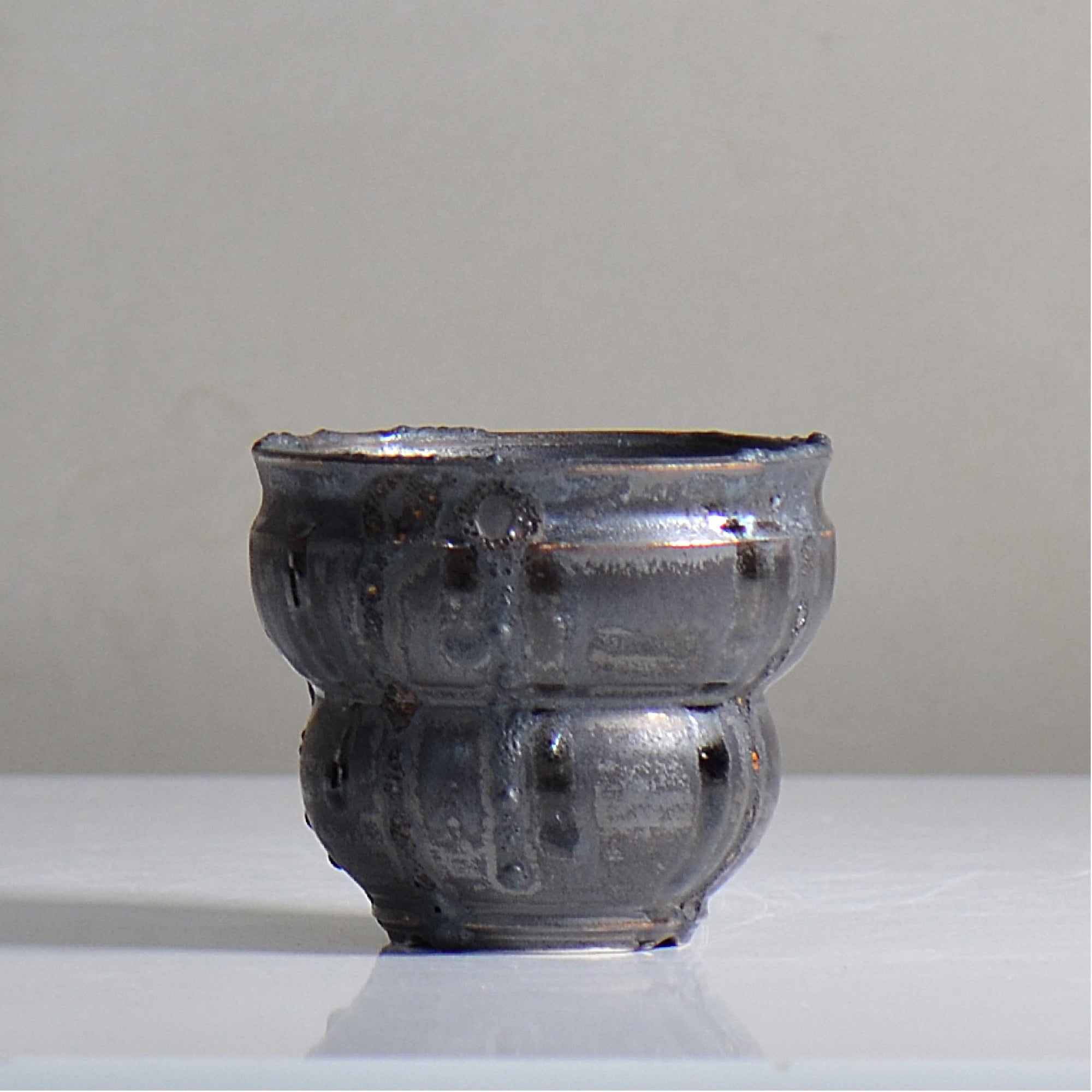make plants pot / ドロドロ/ mn_dd04_s / 約9.5cm / 植木鉢