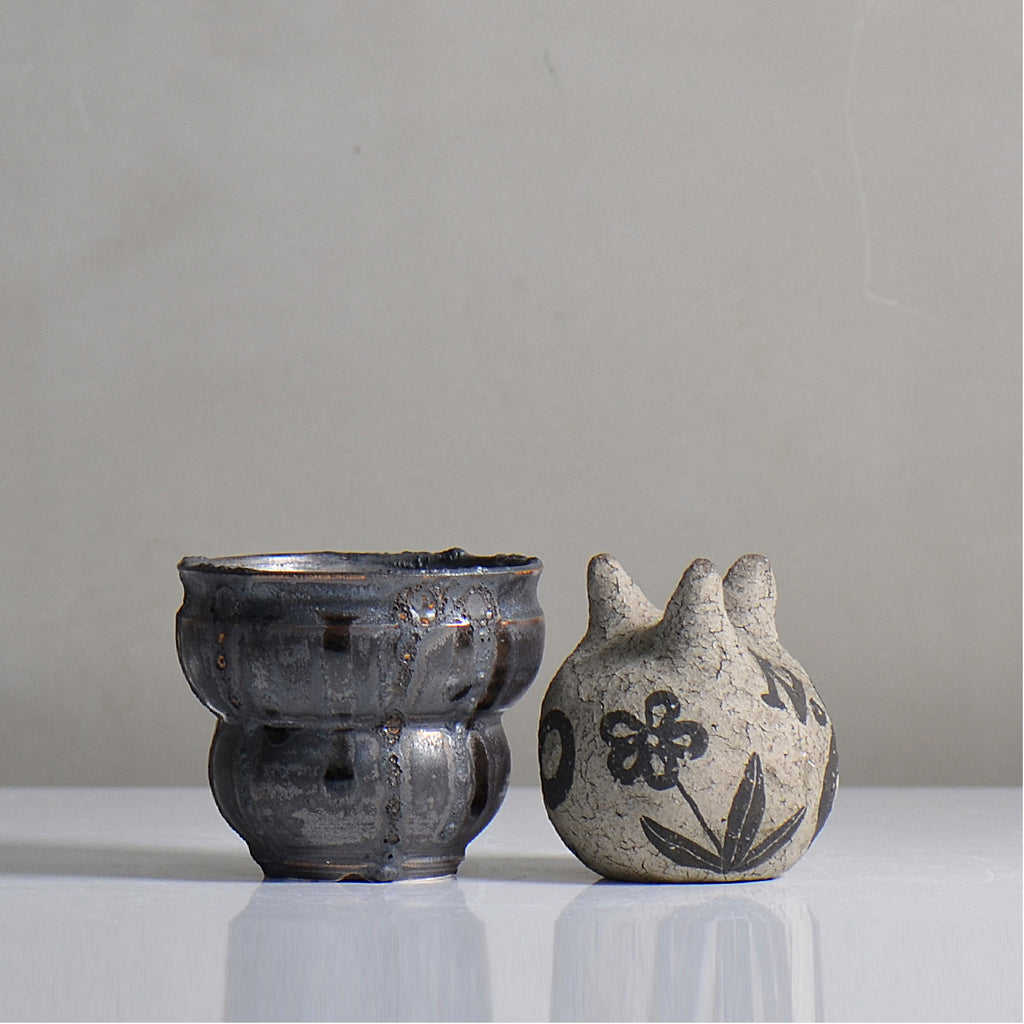 make plants pot / ドロドロ/ mn_dd04_s / 約9.5cm / 植木鉢