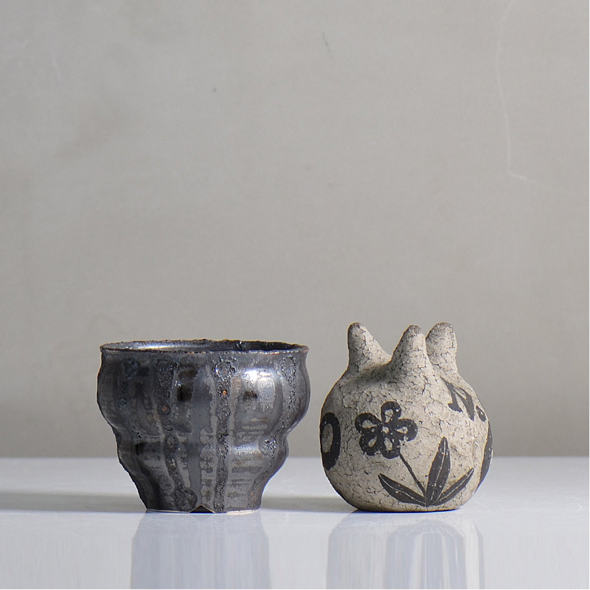 make plants pot / ドロドロ/ mn_dd05_s / 約9cm / 植木鉢