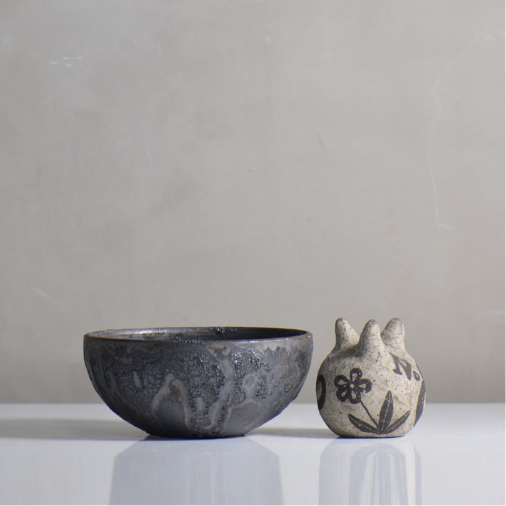 make plants pot / ドロドロ/ mn_dd07_l / 約16cm / 植木鉢