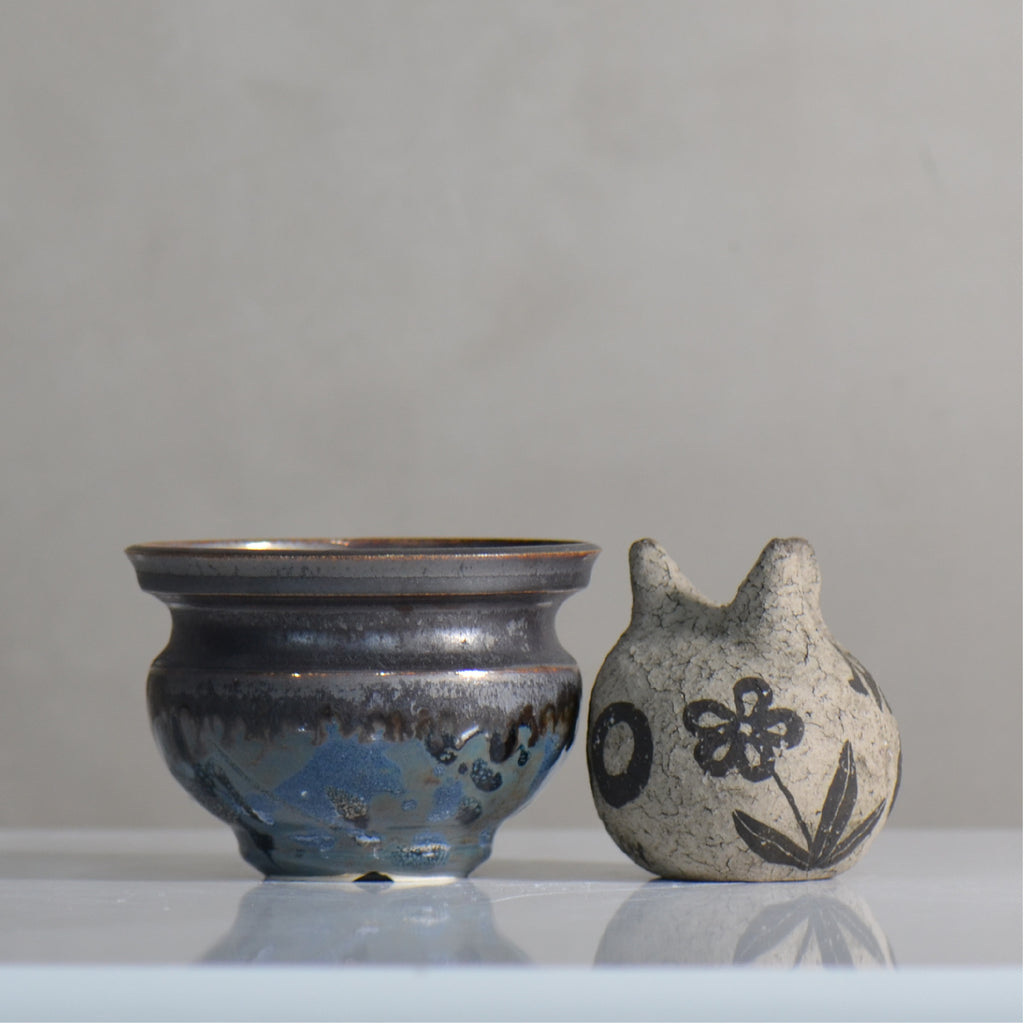 make plants pot / ドロロ/ mn_do02_s / 約11.7cm / 植木鉢