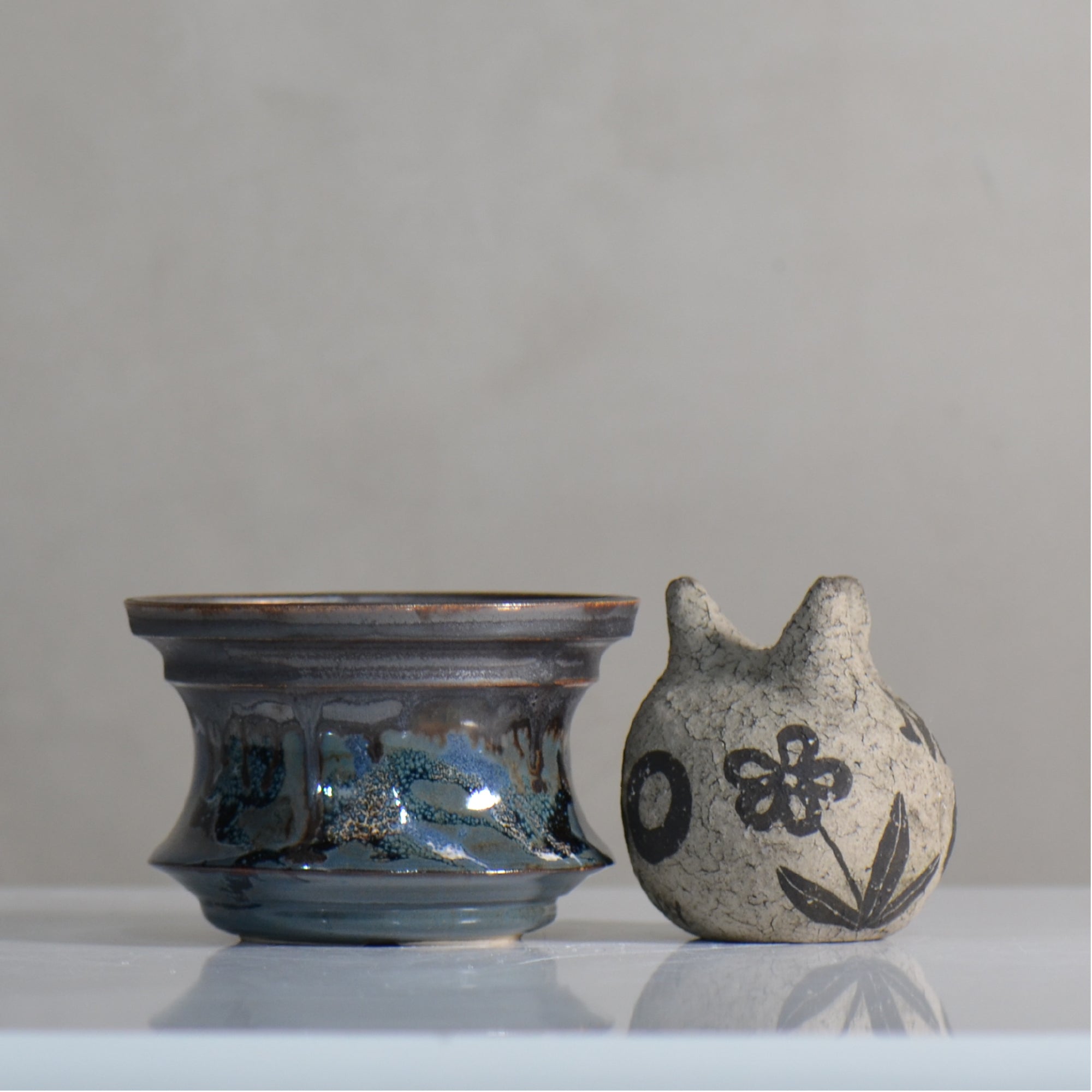 make plants pot / ドロロ/ mn_do03_s / 約10.7cm / 植木鉢