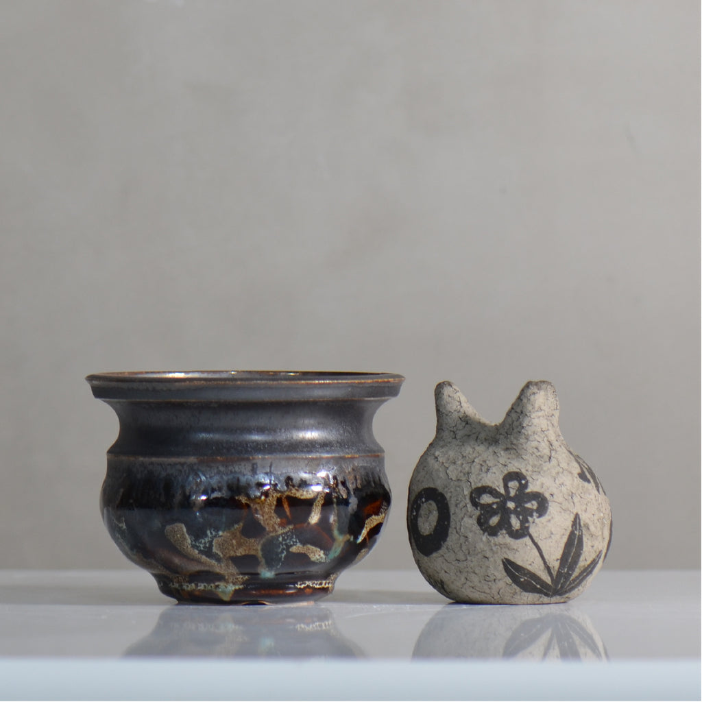 make plants pot / ドロロ/ mn_do04_s / 約12cm / 植木鉢