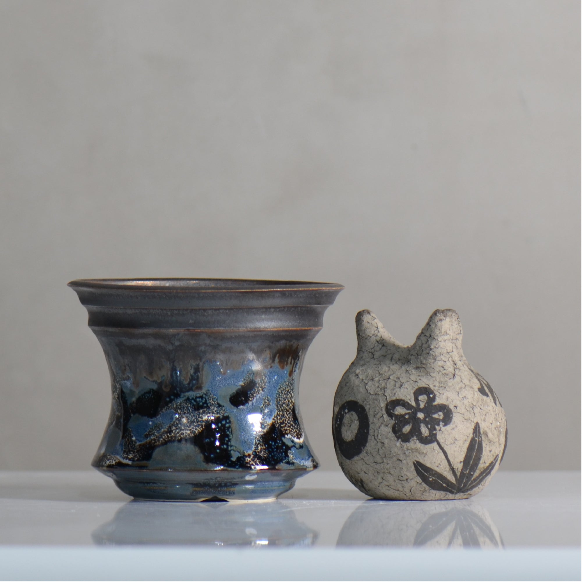 make plants pot / ドロロ/ mn_do07_s / 約12cm / 植木鉢