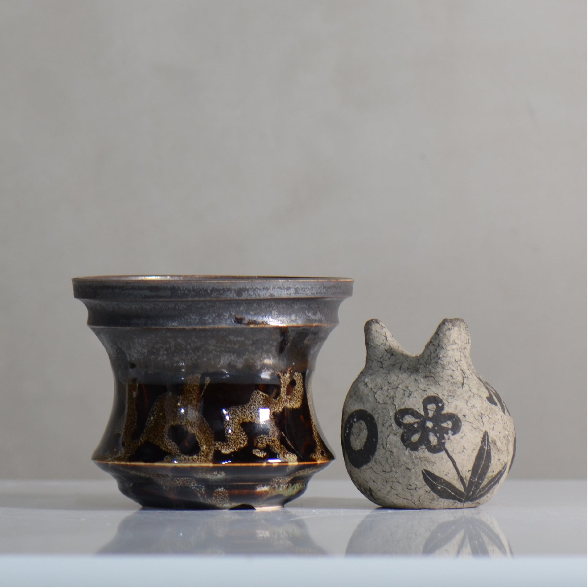 make plants pot / ドロロ/ mn_do11_m / 約12.5cm / 植木鉢 – ハチラボ