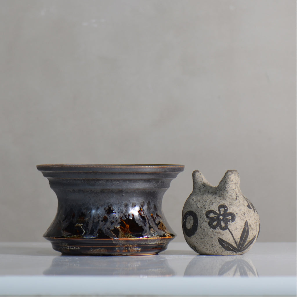 make plants pot / ドロロ/ mn_do14_m / 約14.5cm / 植木鉢