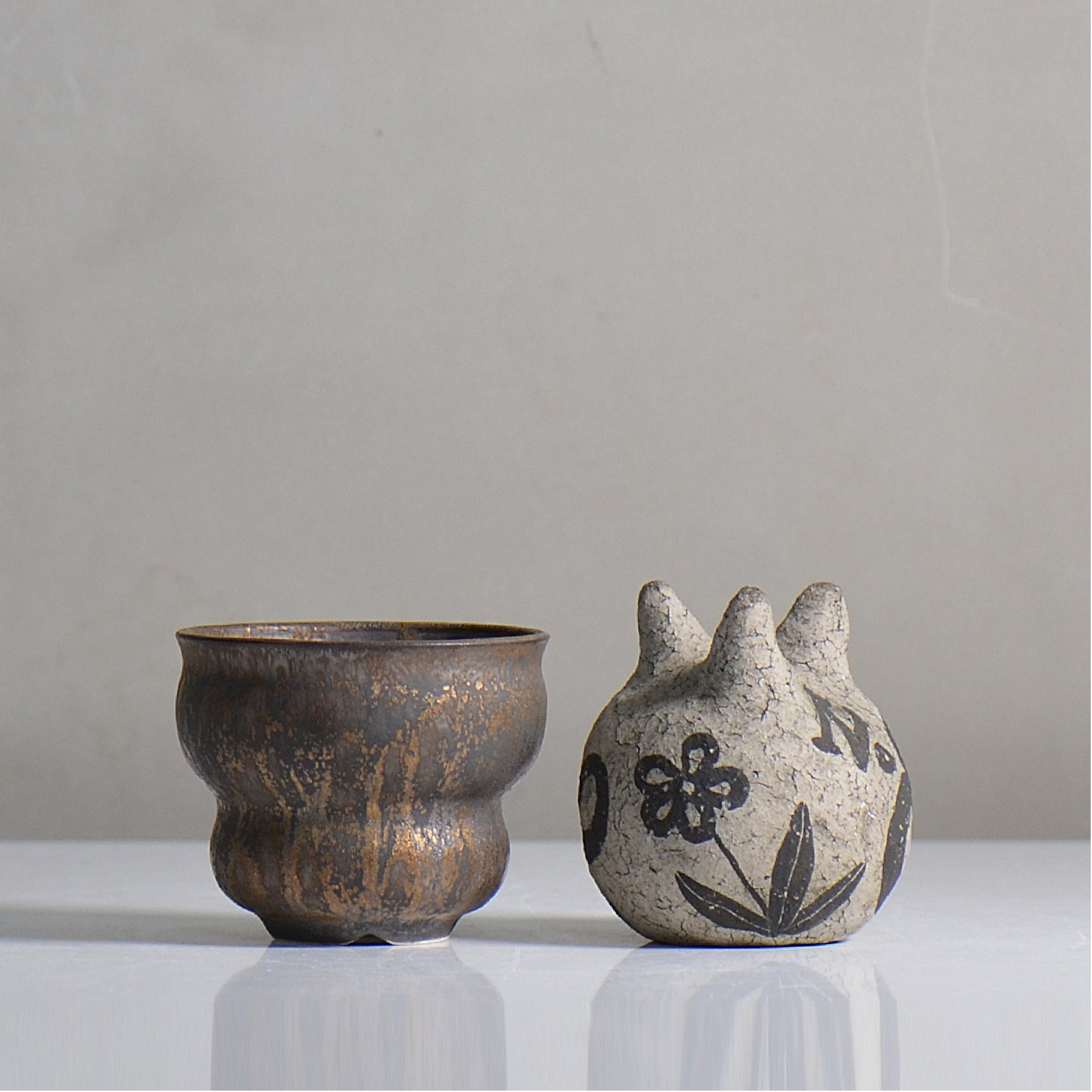 make plants pot / 金彩/ mn_go03_xs / 約8.5cm / 植木鉢