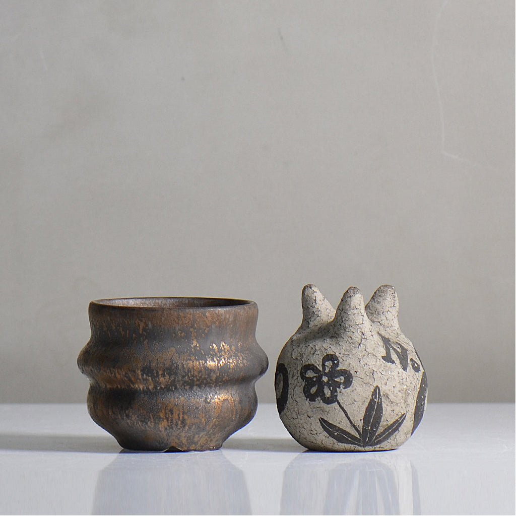 make plants pot / 金彩/ mn_go04_s / 約9.5cm / 植木鉢