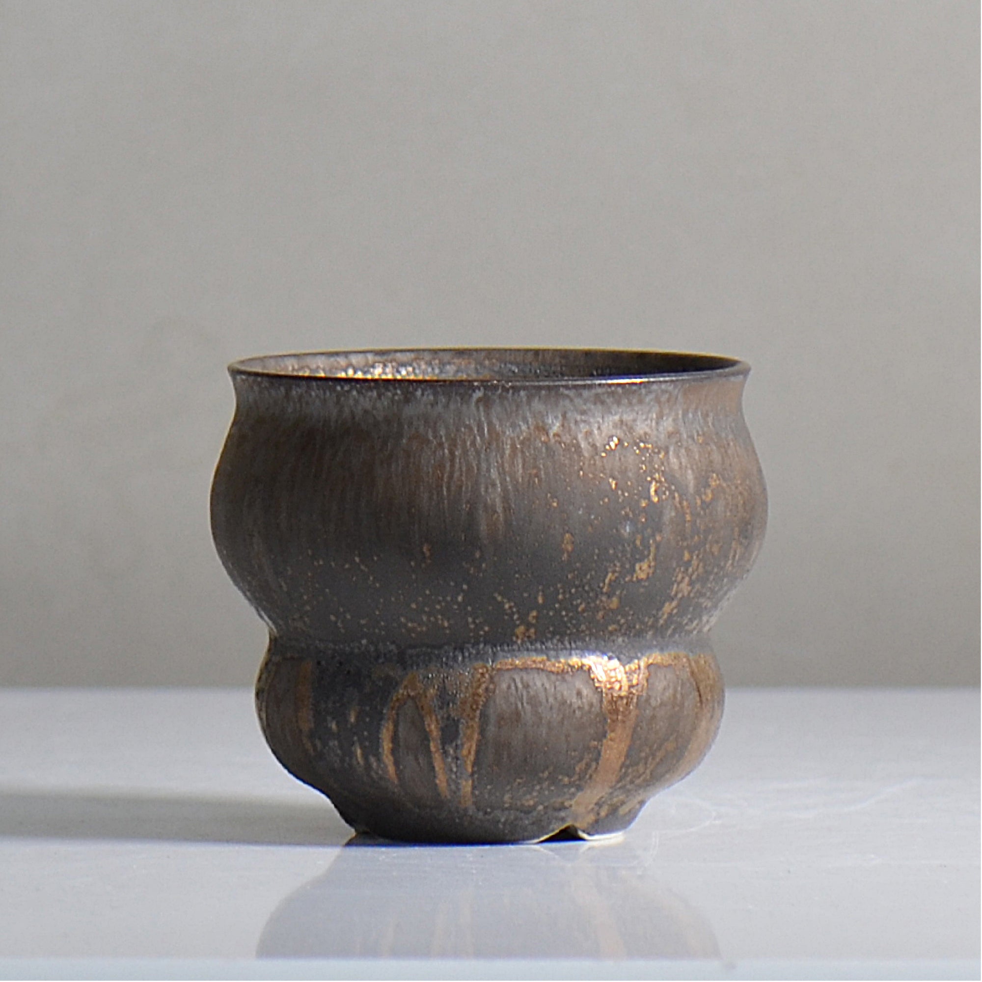 make plants pot / 金彩/ mn_go05_s / 約9cm / 植木鉢 – ハチラボ