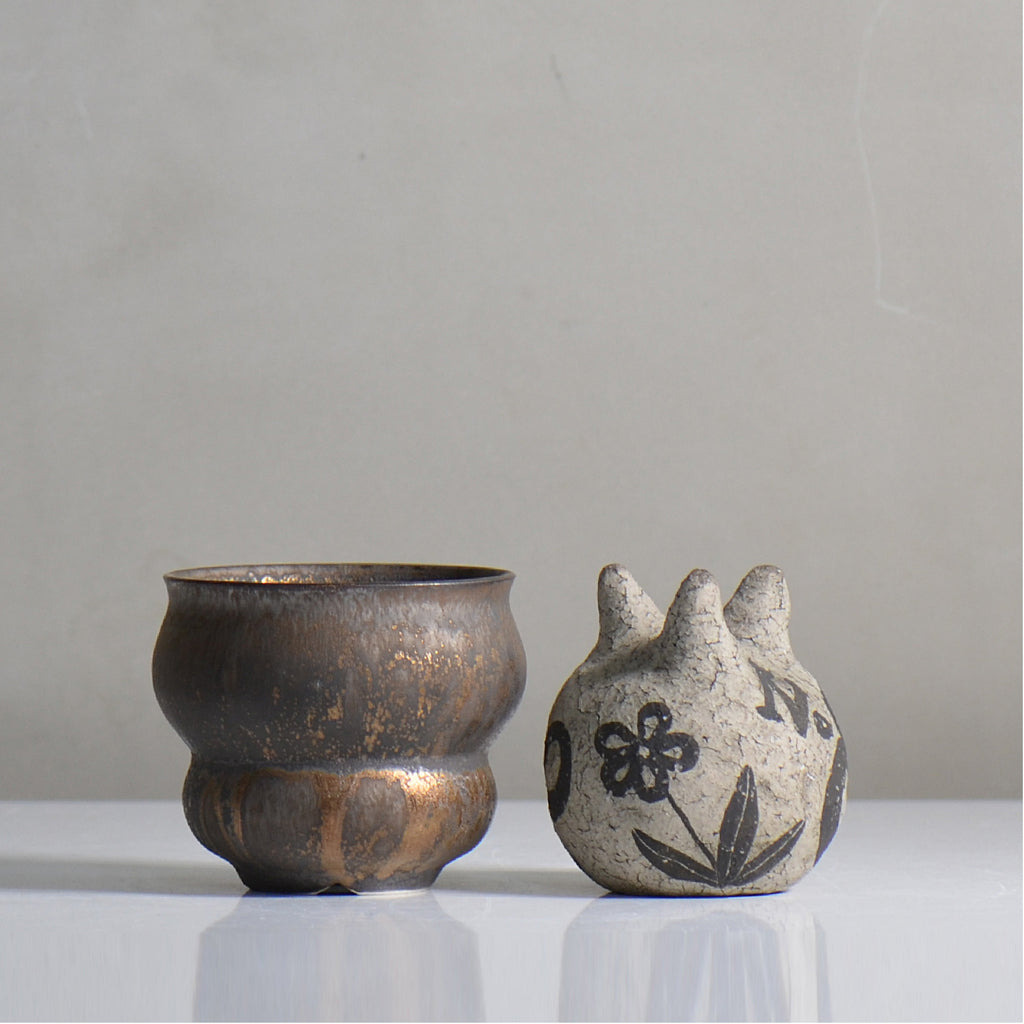 make plants pot / 金彩/ mn_go05_s / 約9cm / 植木鉢