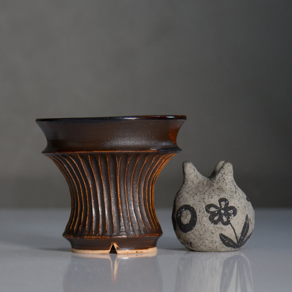 森田昌求 / CLAW AMEYUU / 約φ13.7cm/ mom2_am05_m / 植木鉢