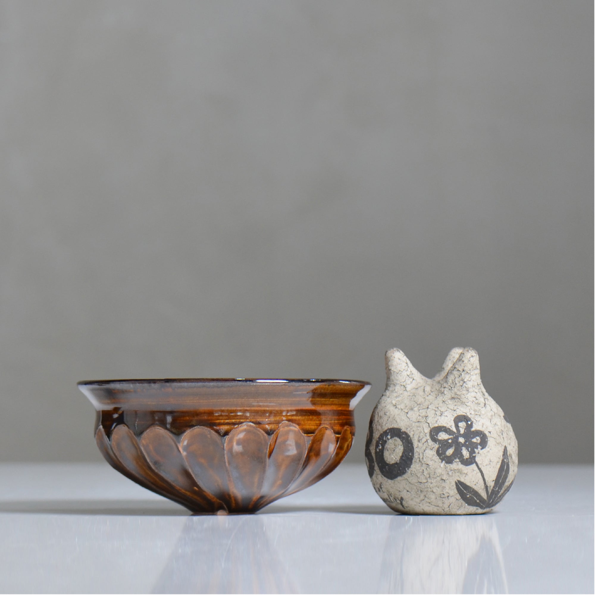 森田昌求 /  CLAW typeB AMEYUU / 約φ14.7cm/ mom_ca03_m / 植木鉢