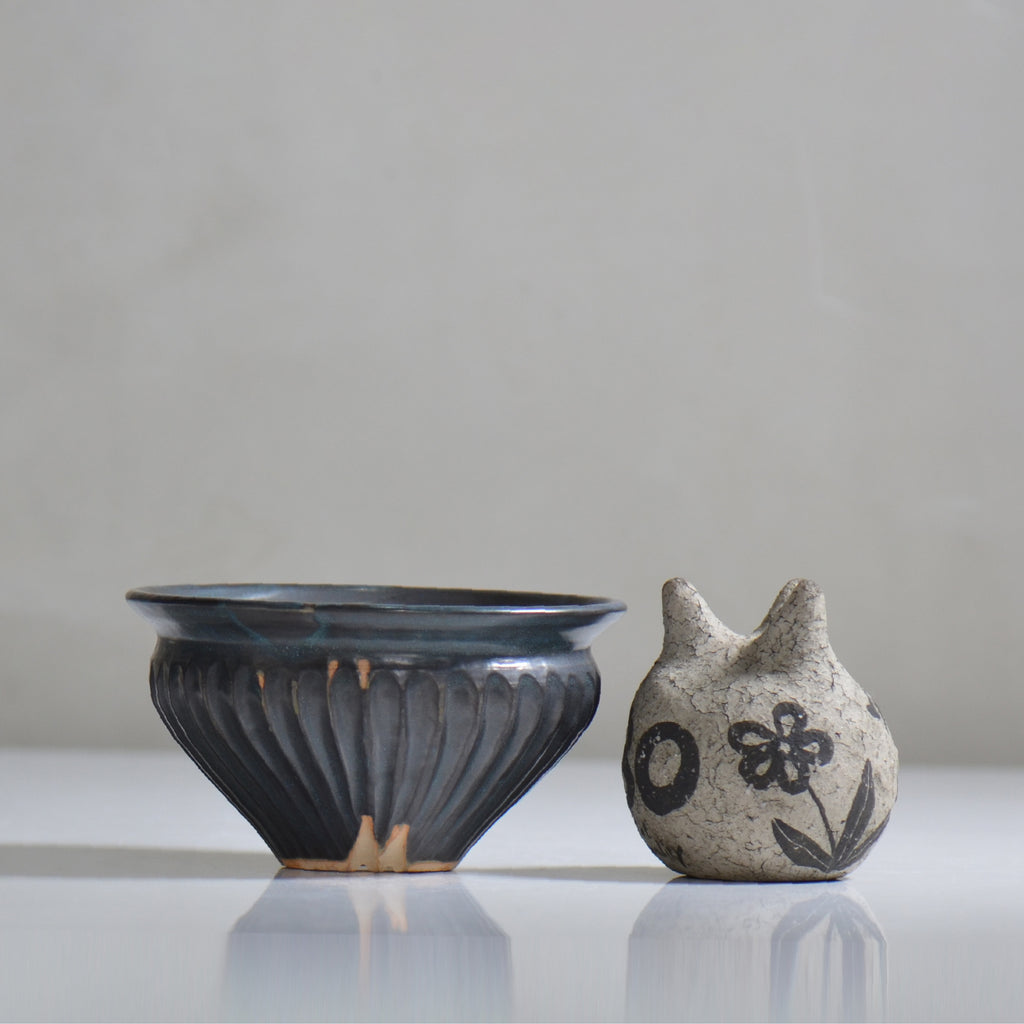 森田昌求 /  CLAW CIRCLE/ 約φ13.7cm/ mom_cb07_m / 植木鉢