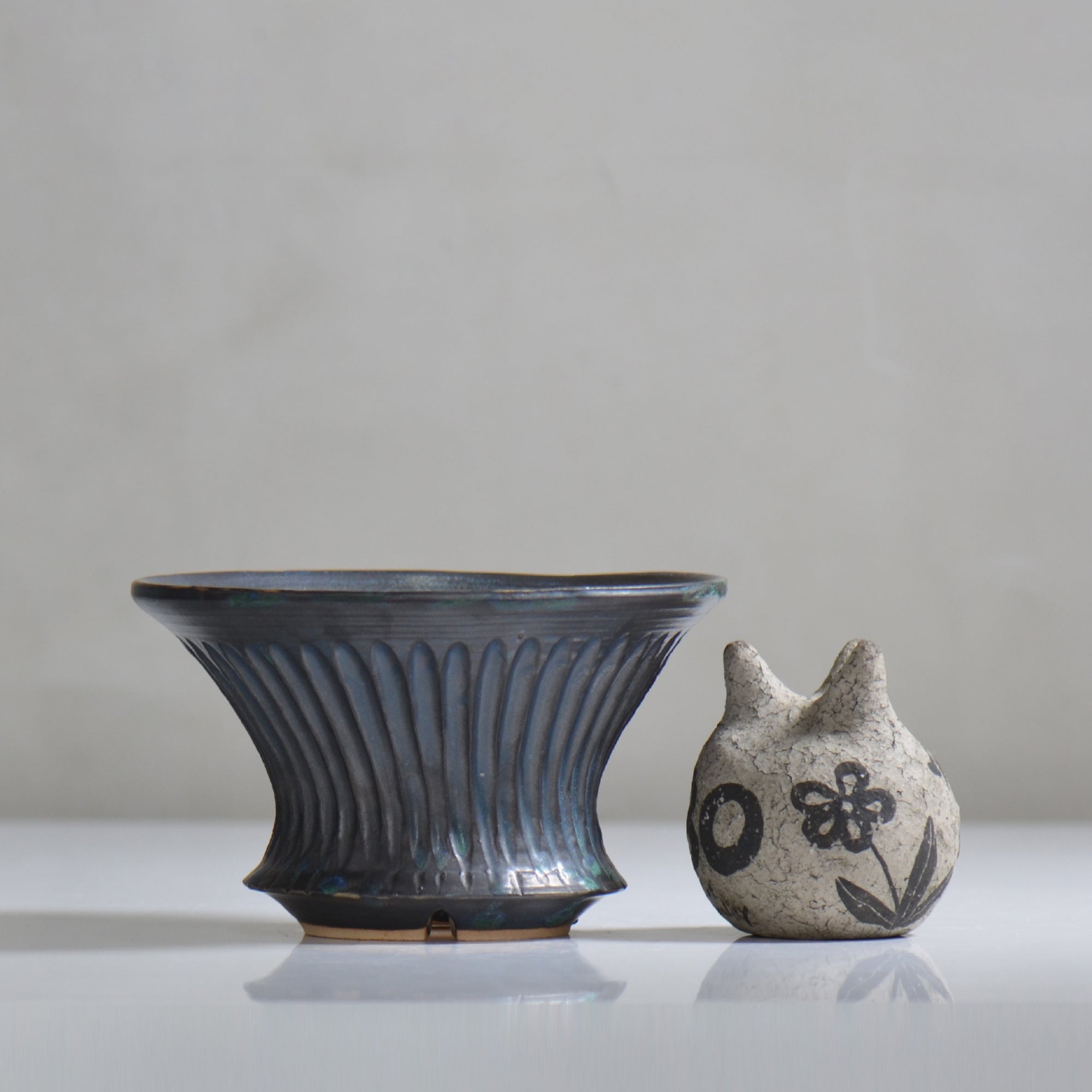 森田昌求 /  CLAW / 約φ16cm/ mom_cb10_l / 植木鉢