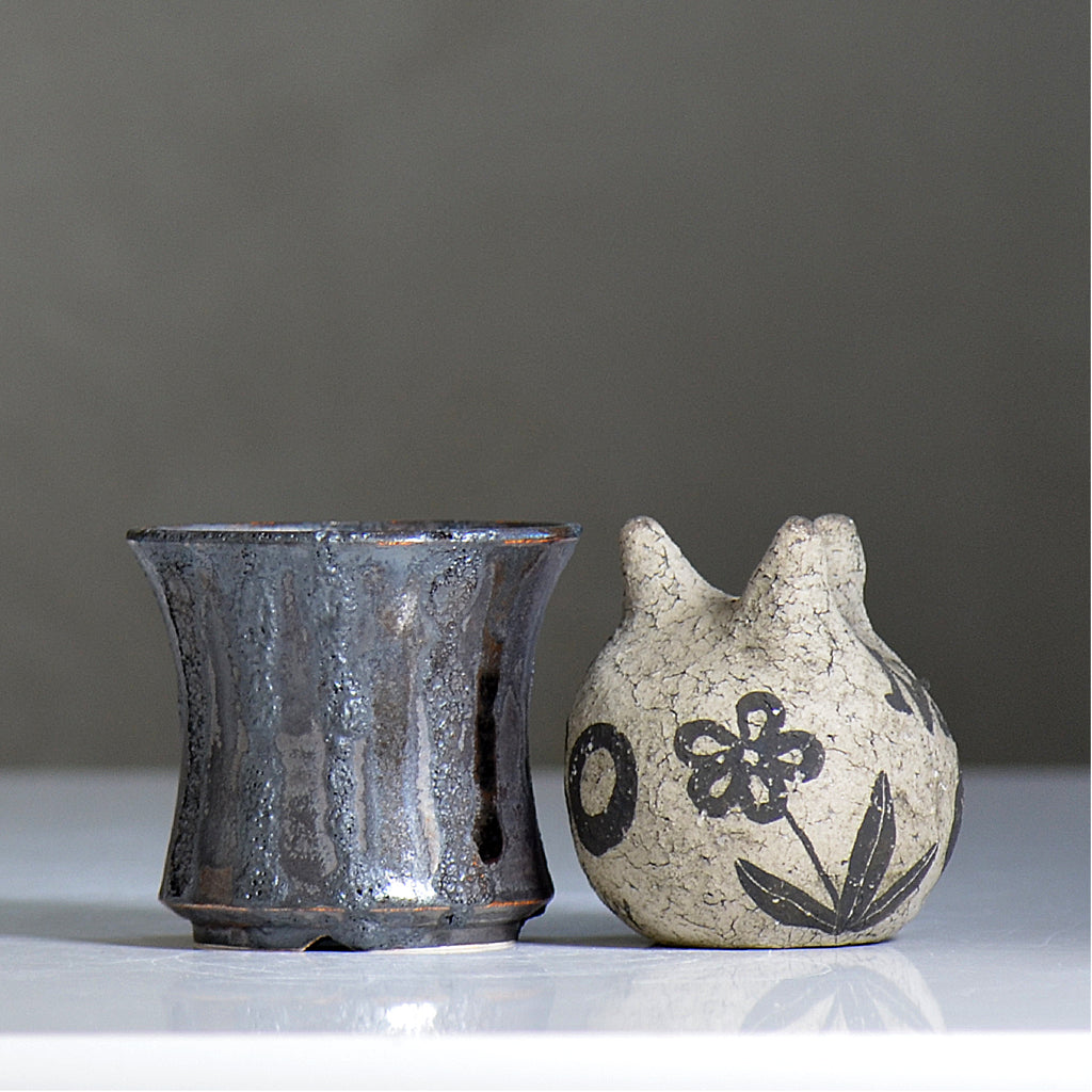 make plants pot / ドロドロ/ mn2_dd02_xs / 約8.6cm / 植木鉢