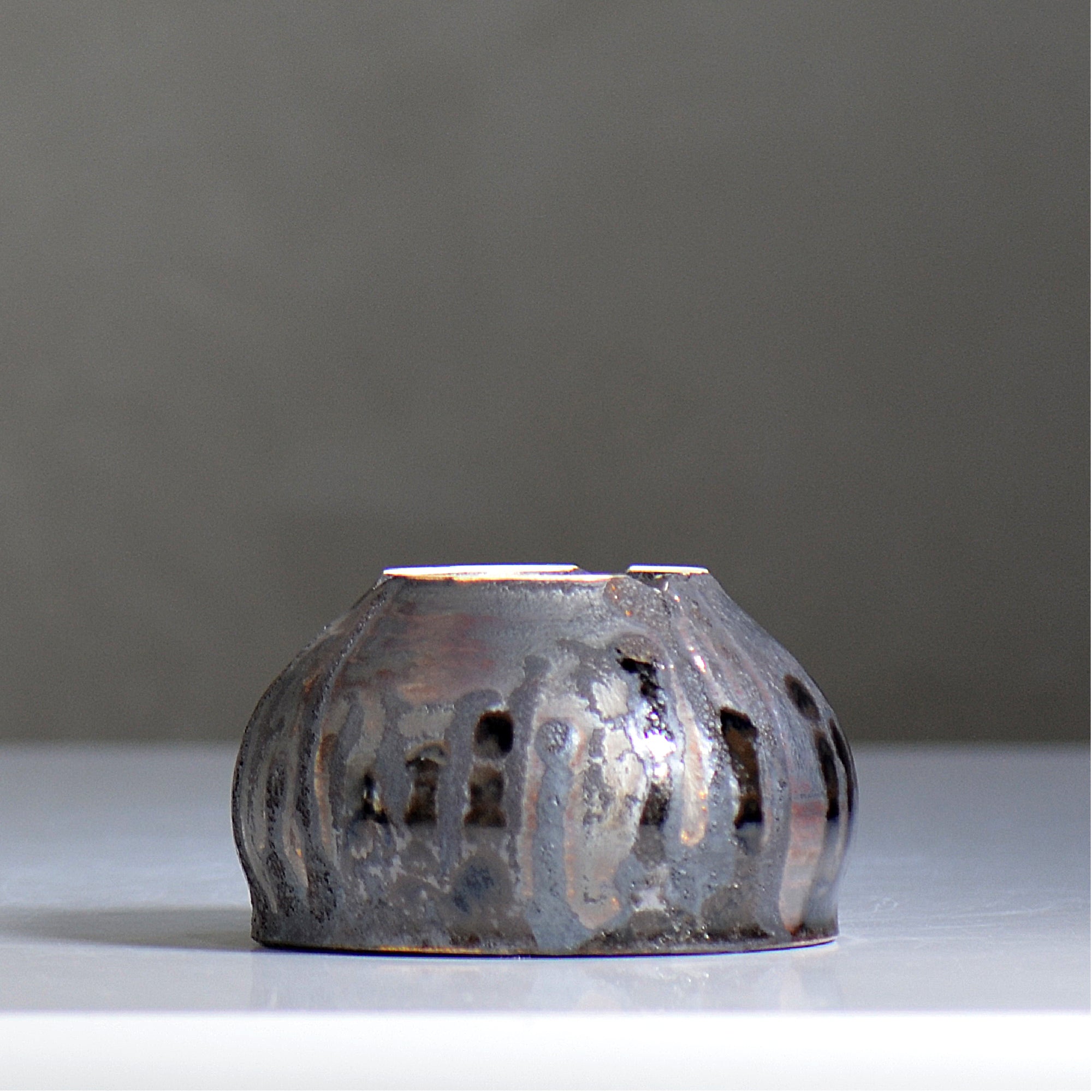 make plants pot / ドロドロ/ mn2_dd03_s / 約10.7cm / 植木鉢