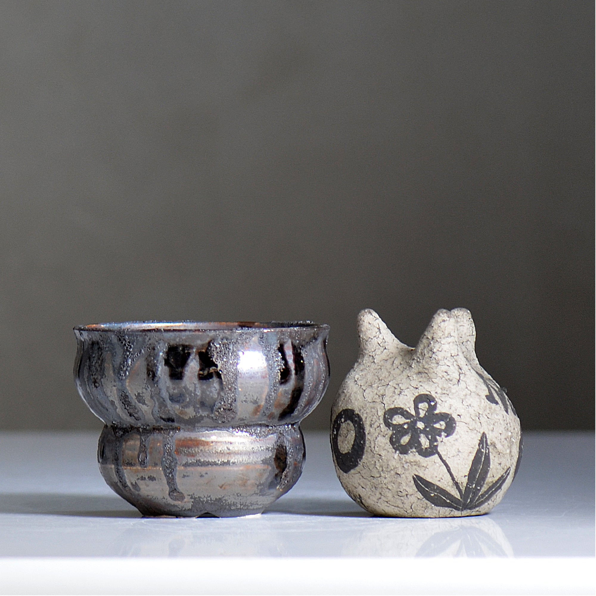 make plants pot / ドロドロ/ mn2_dd06_s / 約10.2cm / 植木鉢