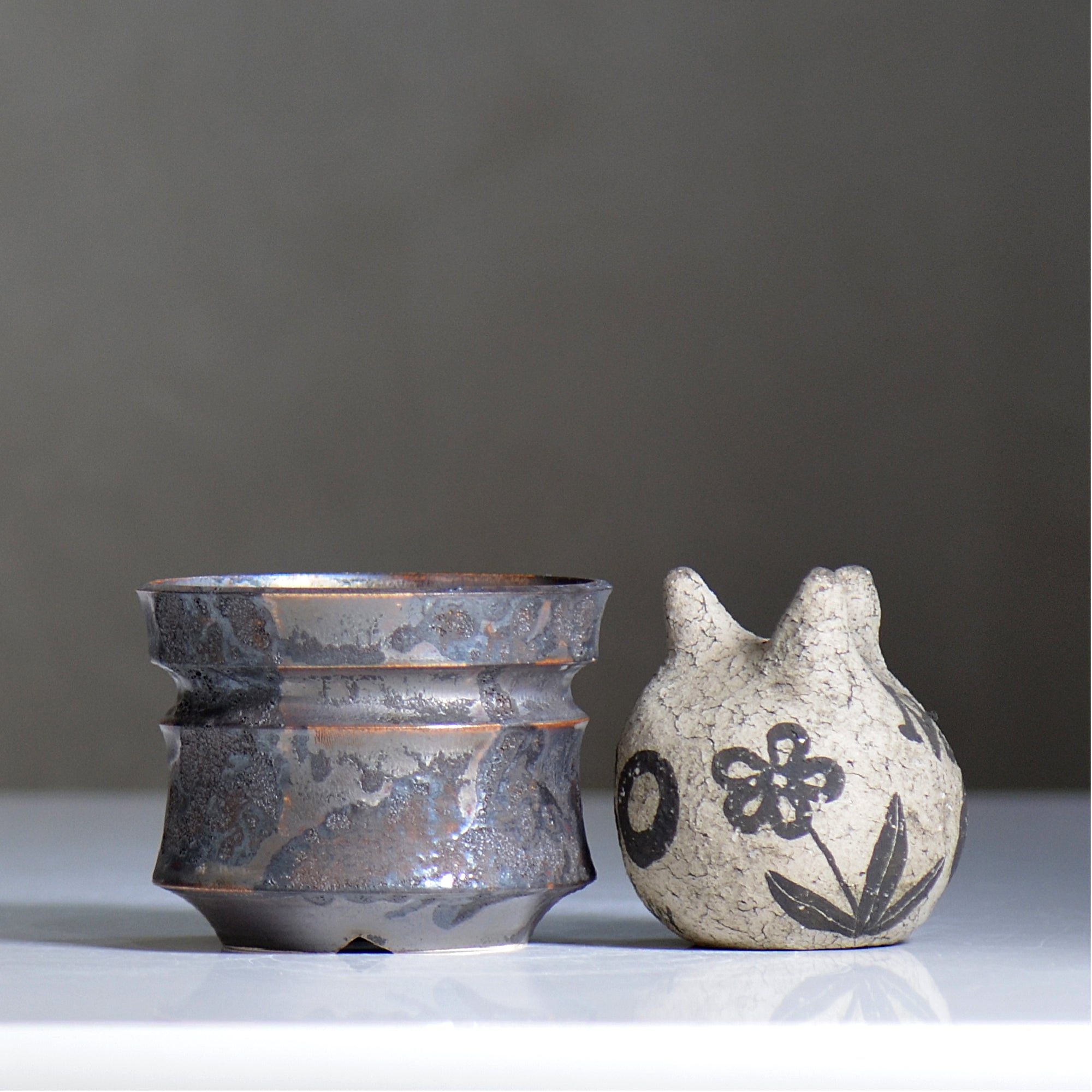 make plants pot / ドロドロ/ mn2_dd07_s / 約10.5cm / 植木鉢