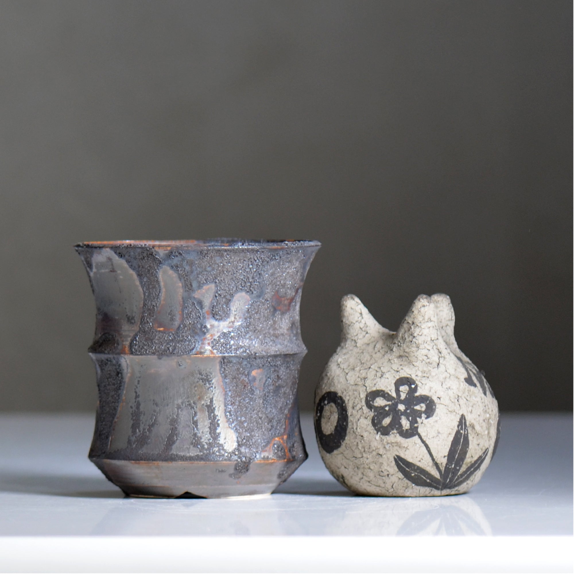 make plants pot / ドロドロ/ mn2_dd10_s / 約10.2cm / 植木鉢