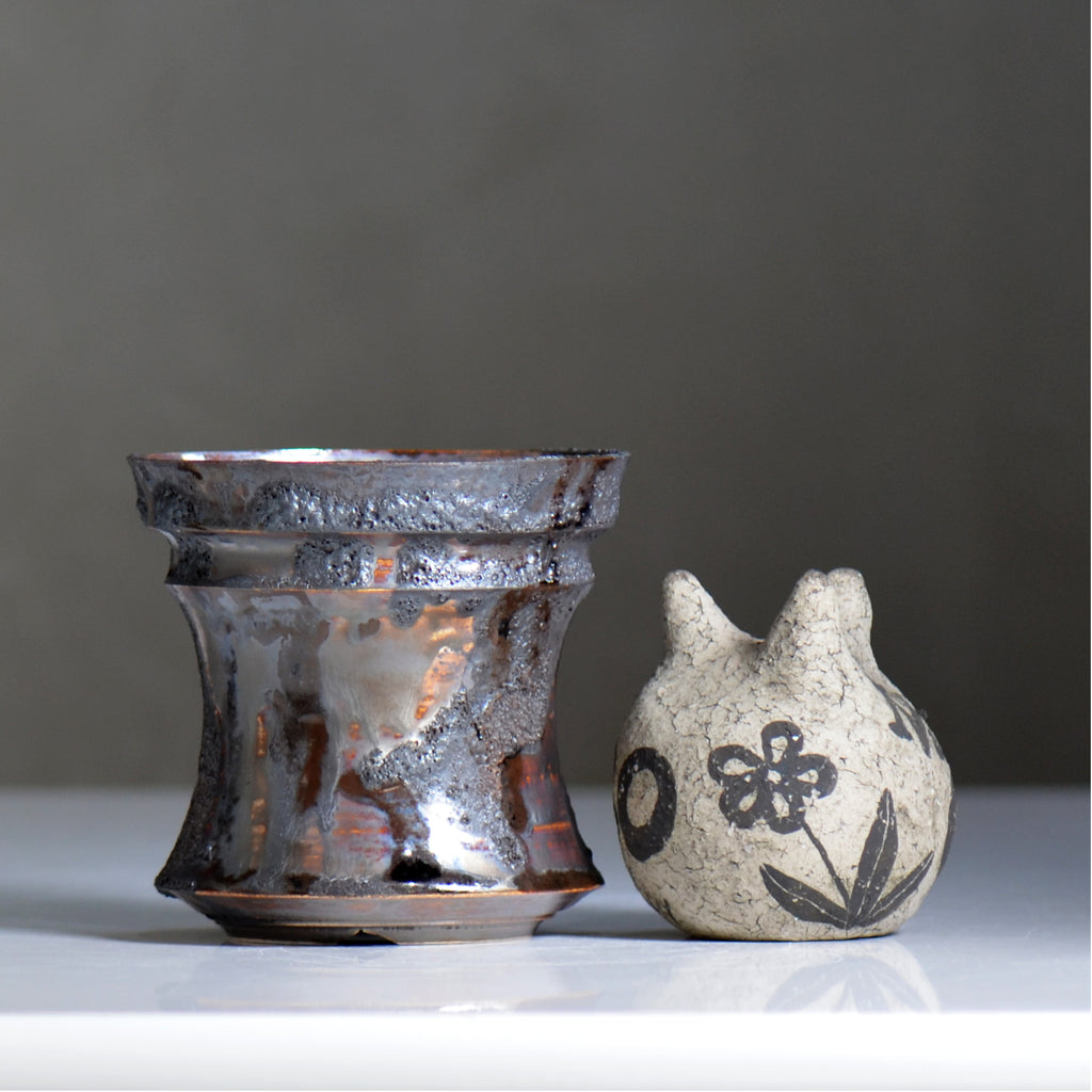 make plants pot / ドロドロ/ mn2_dd13_s / 約11.2cm / 植木鉢