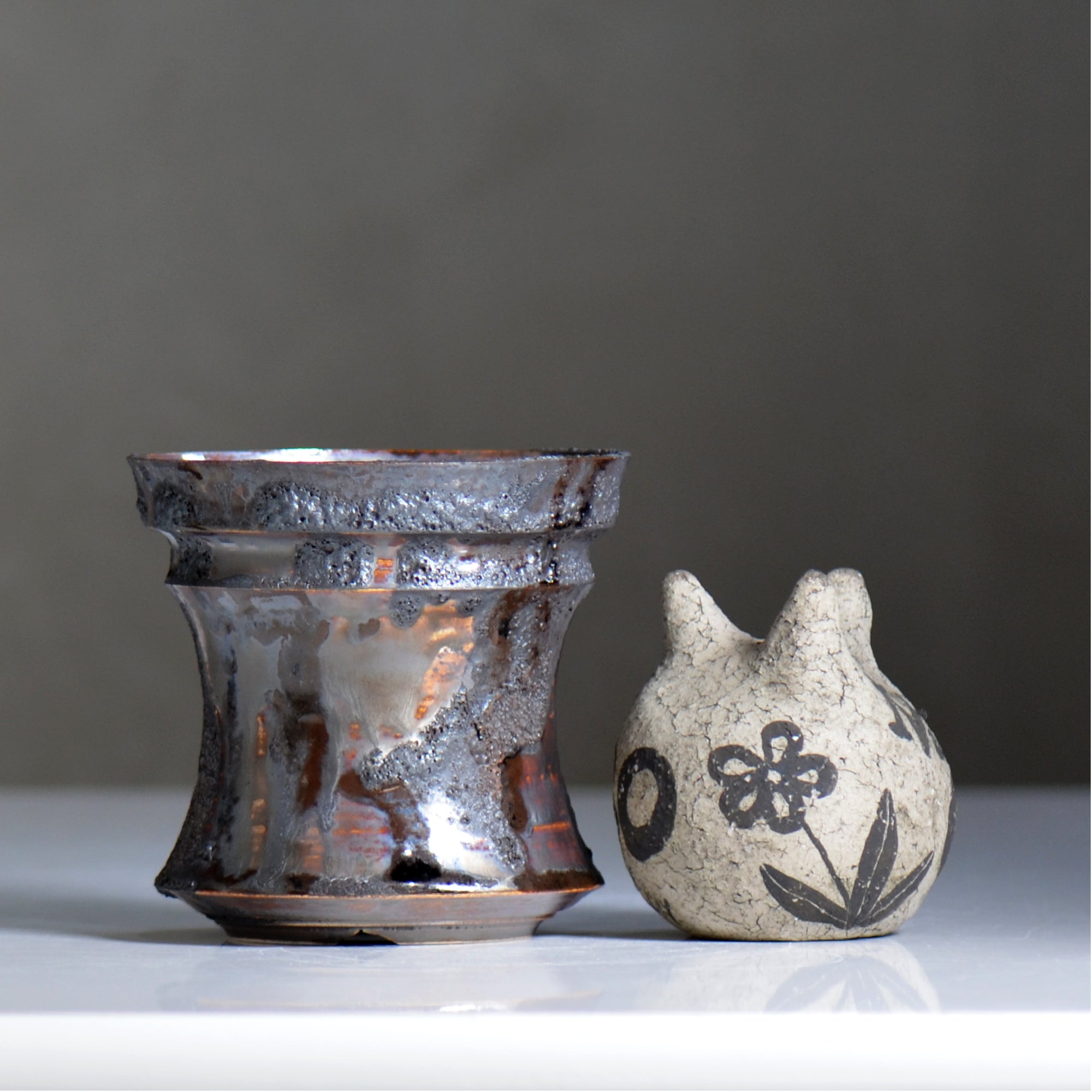 make plants pot / ドロドロ/ mn2_dd13_s / 約11.2cm / 植木鉢