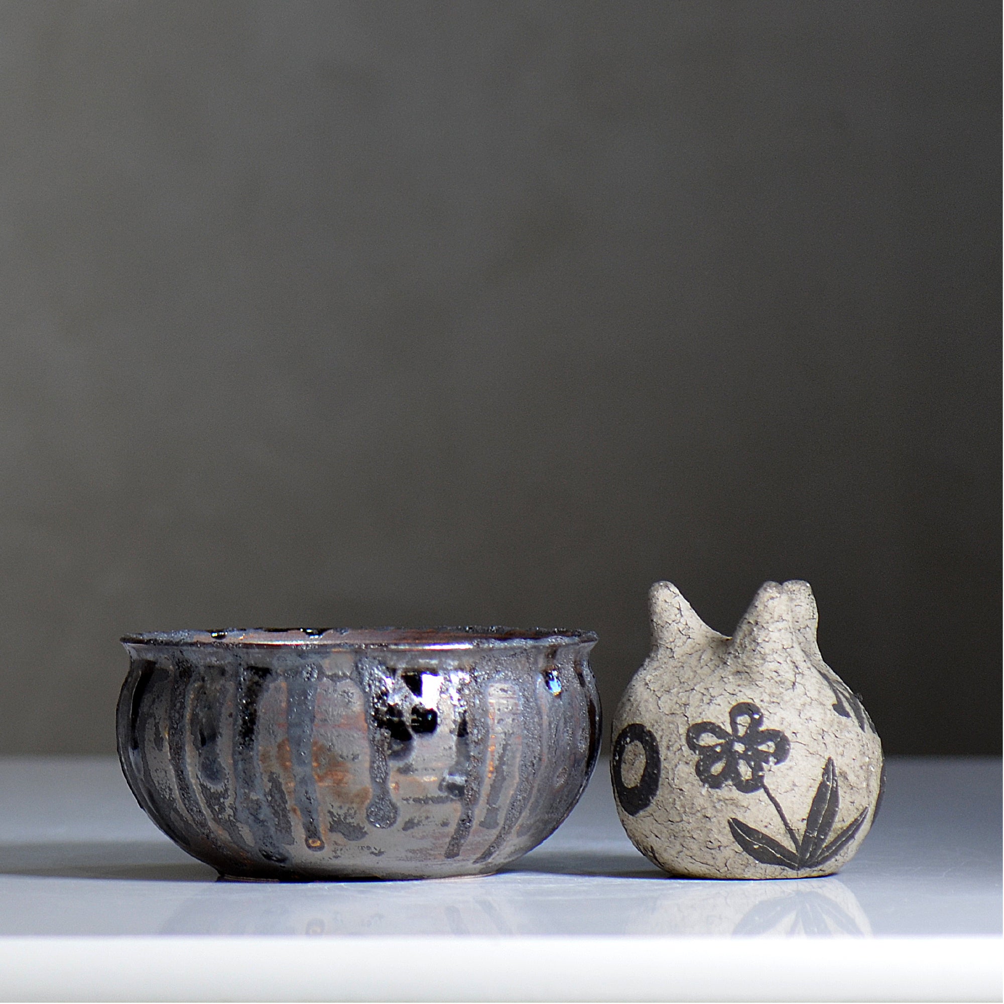 make plants pot / ドロドロ/ mn2_dd15_m / 約13.3cm / 植木鉢