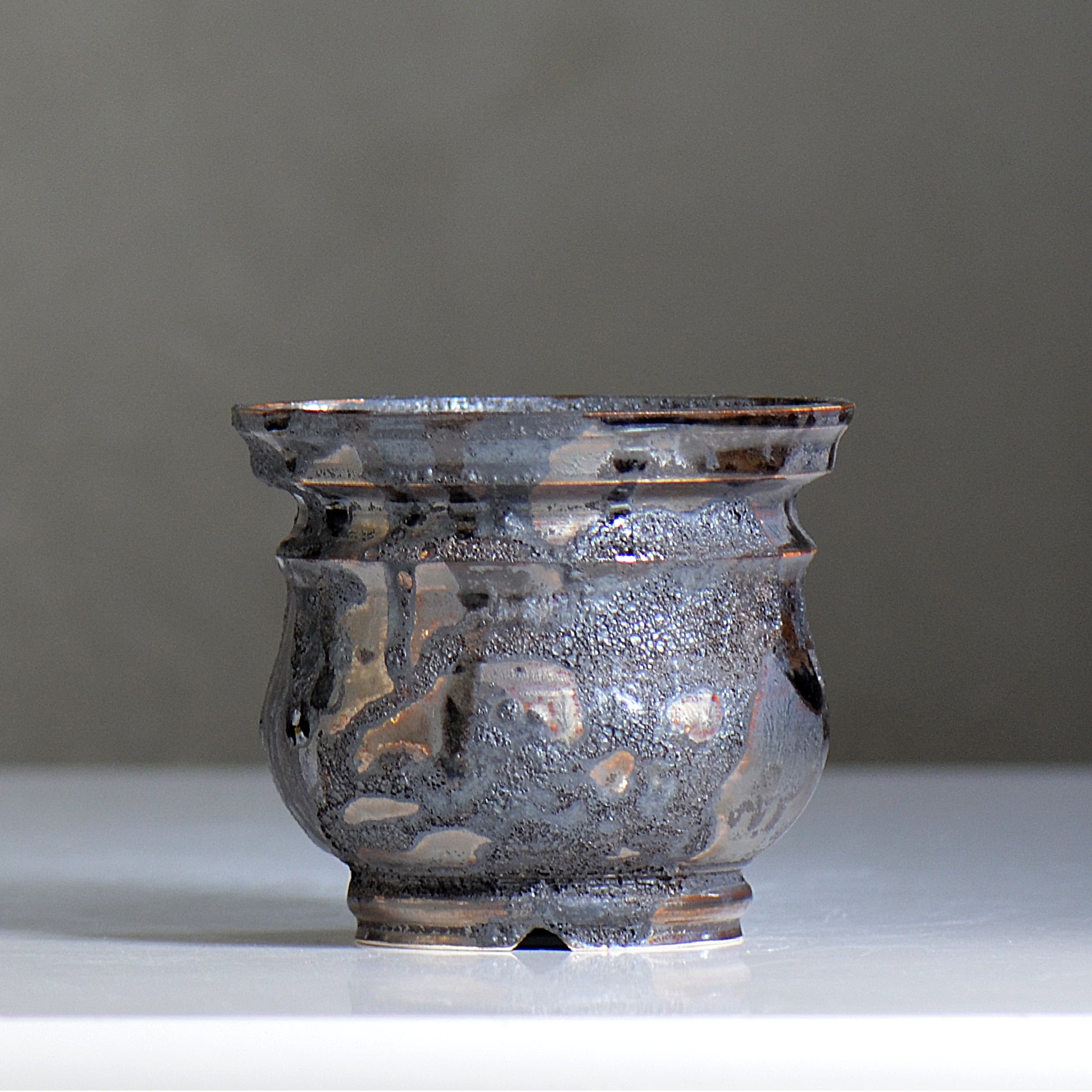 make plants pot / ドロドロ/ mn2_dd16_m / 約12.5cm / 植木鉢