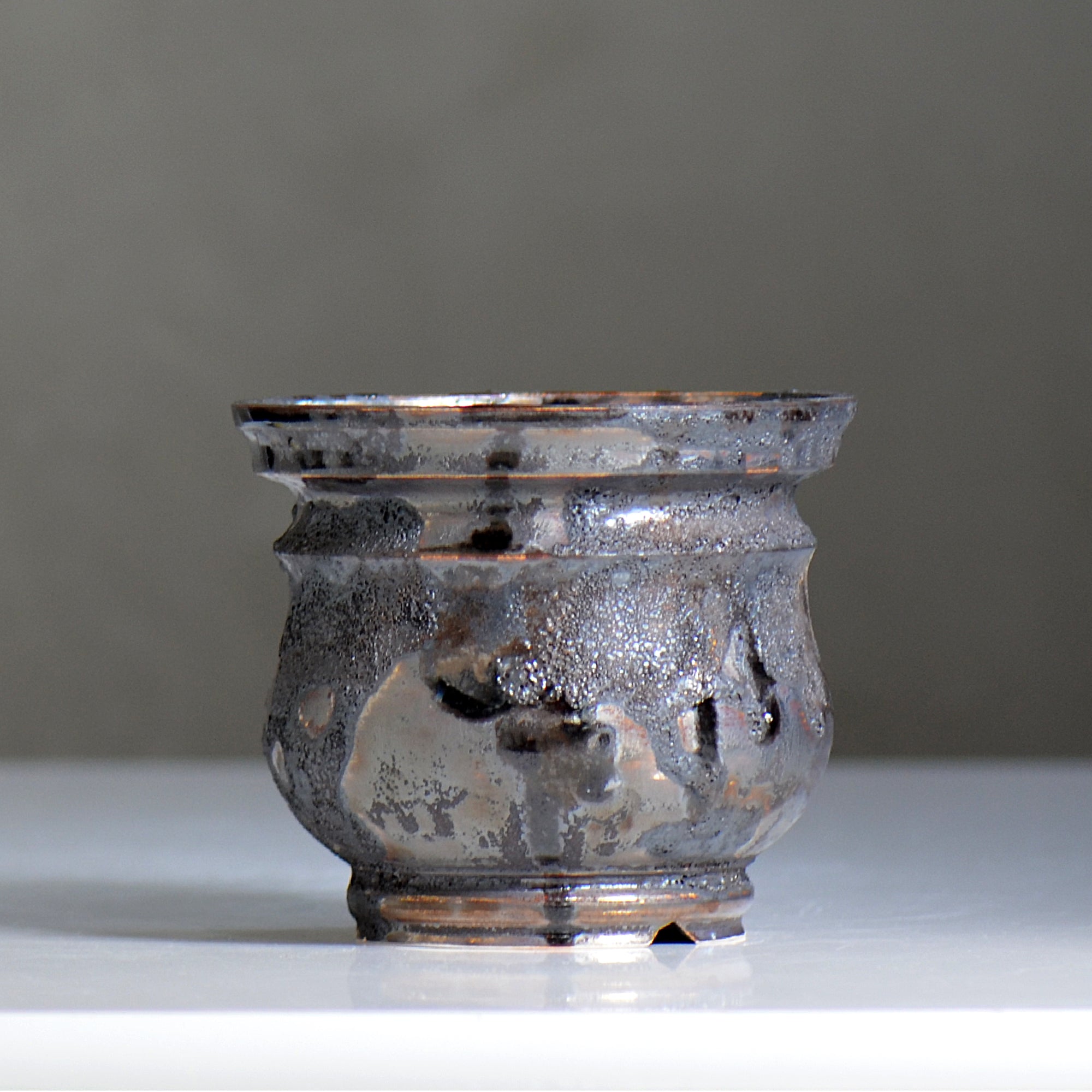 make plants pot / ドロドロ/ mn2_dd16_m / 約12.5cm / 植木鉢