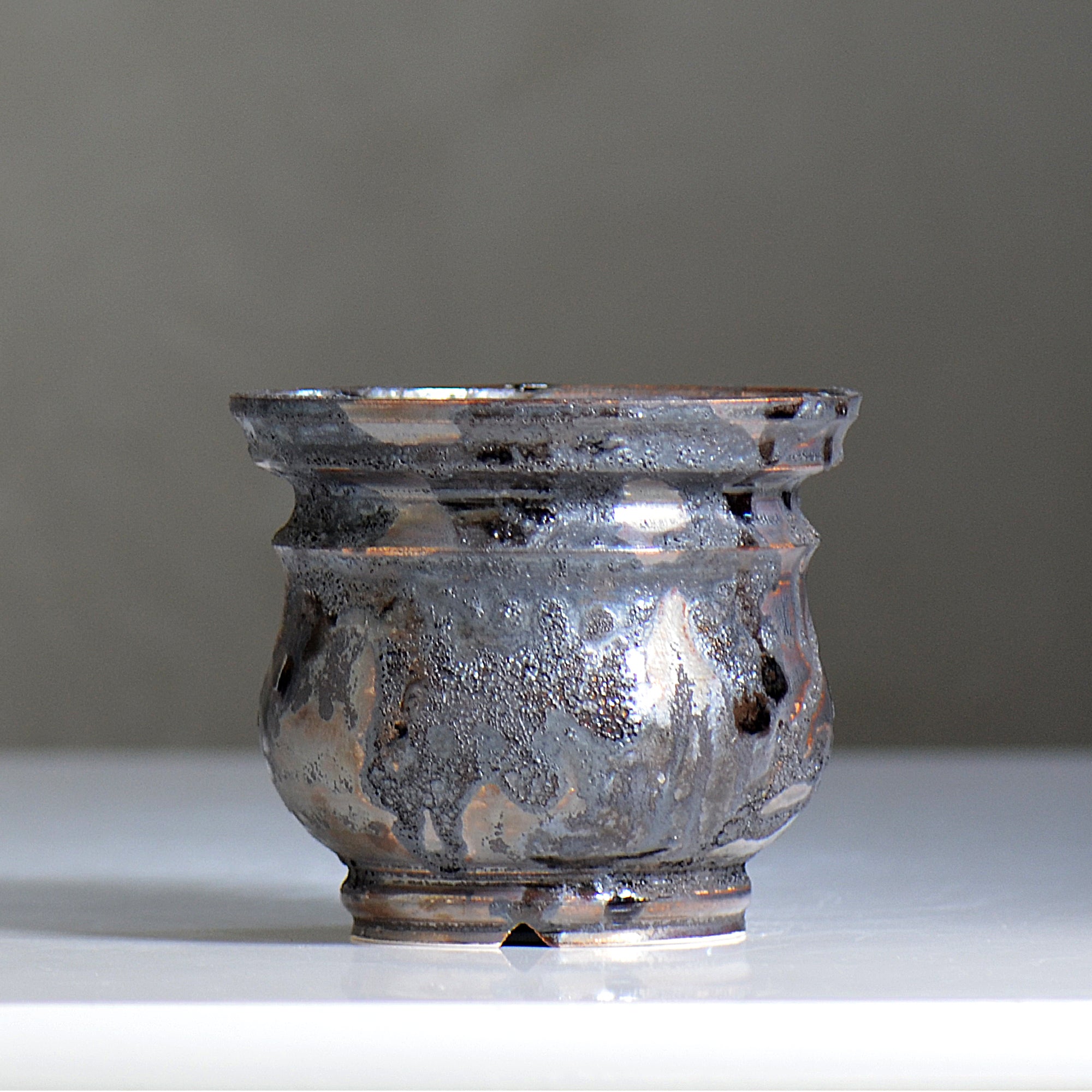 make plants pot / ドロドロ/ mn2_dd16_m / 約12.5cm / 植木鉢