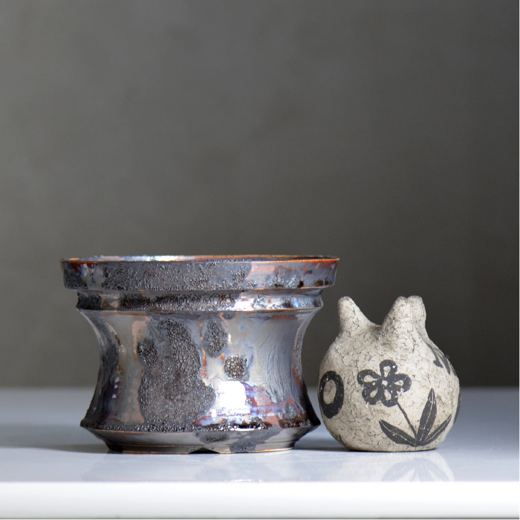 make plants pot / ドロドロ/ mn2_dd18_m / 約15cm / 植木鉢