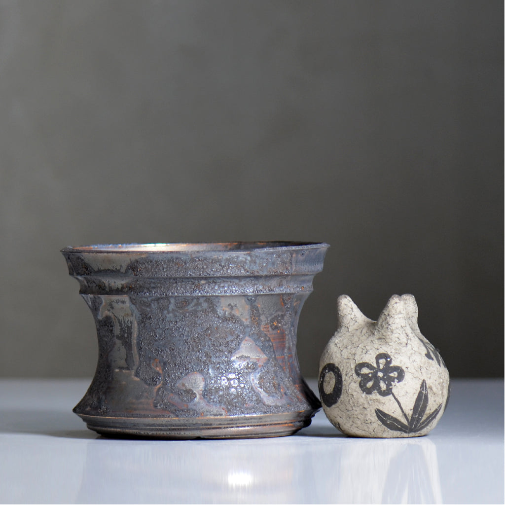 make plants pot / ドロドロ/ mn2_dd19_ / 約15.8cm / 植木鉢