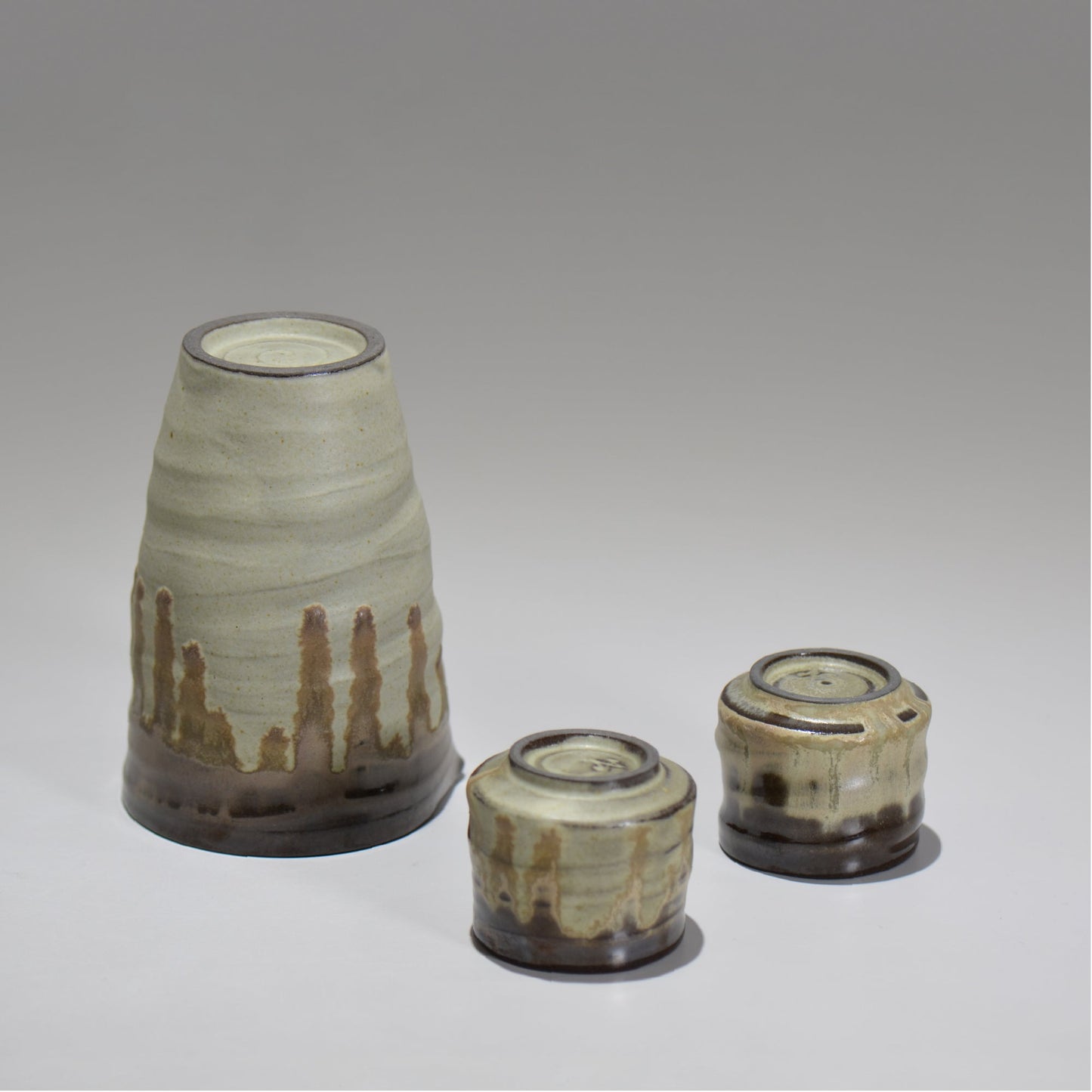 仲田 唯希人 / 笠間長石釉片口ぐい呑みセット / ny_01