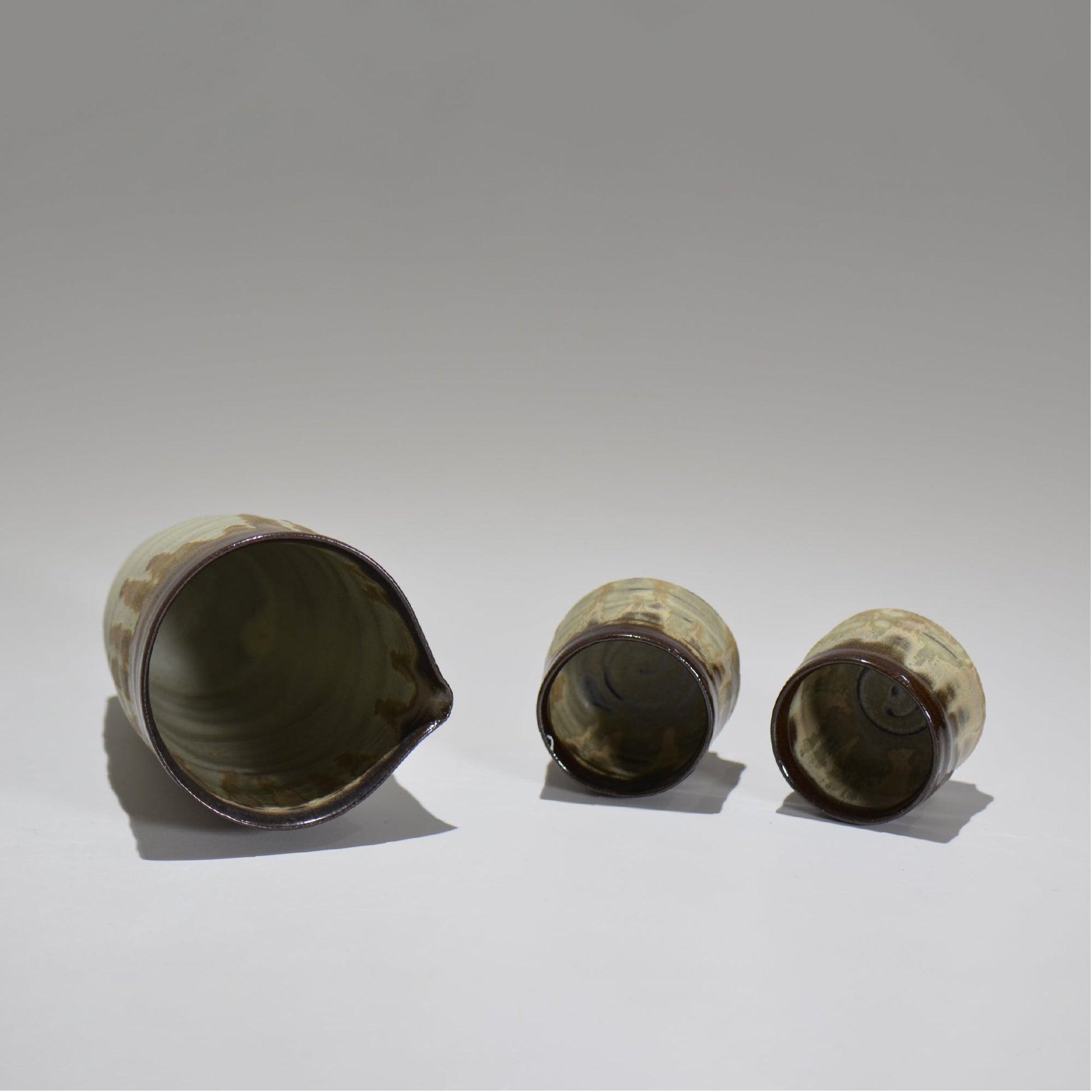 仲田 唯希人 / 笠間長石釉片口ぐい呑みセット / ny_01