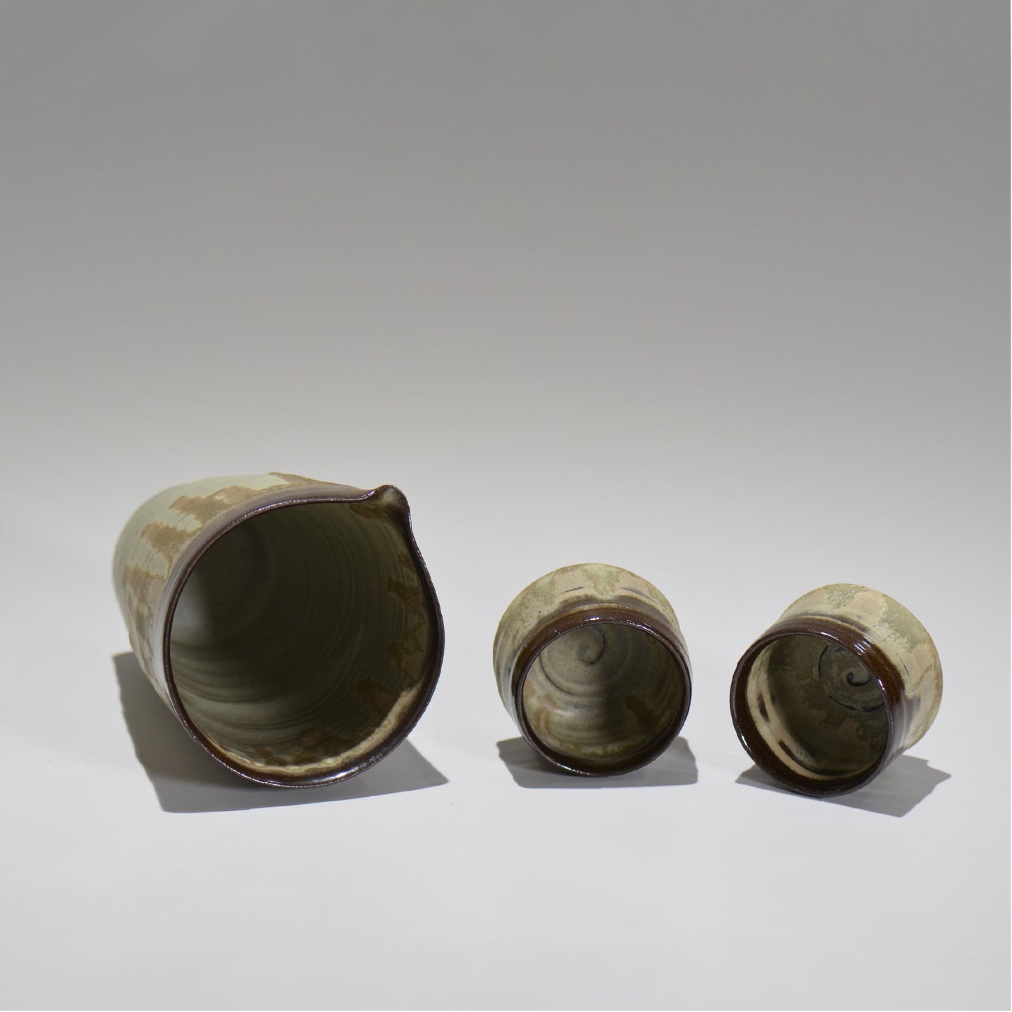 仲田 唯希人 / 笠間長石釉片口ぐい呑みセット / ny_02