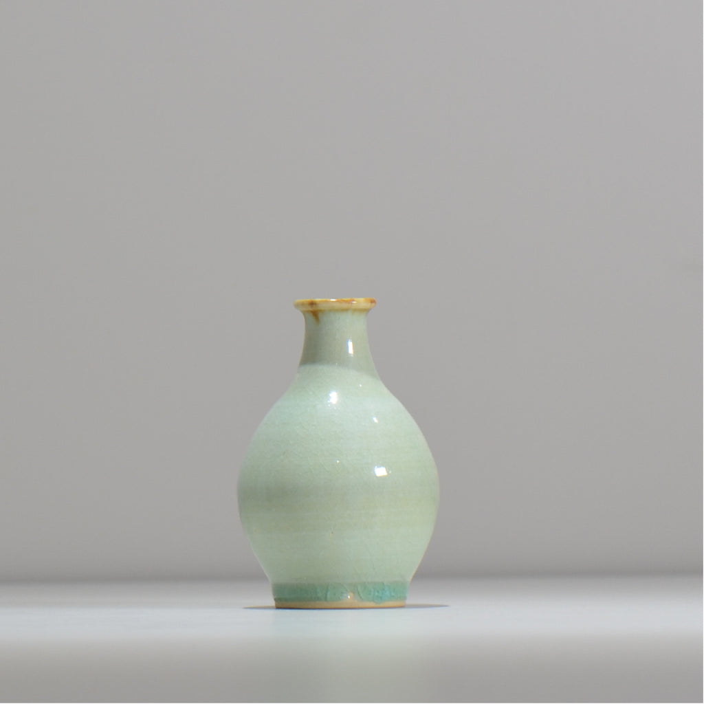 中野 明彦 / ブルーグリーン / na1_01_xs / 底面 直径約4.5cm / 一輪挿し 花瓶