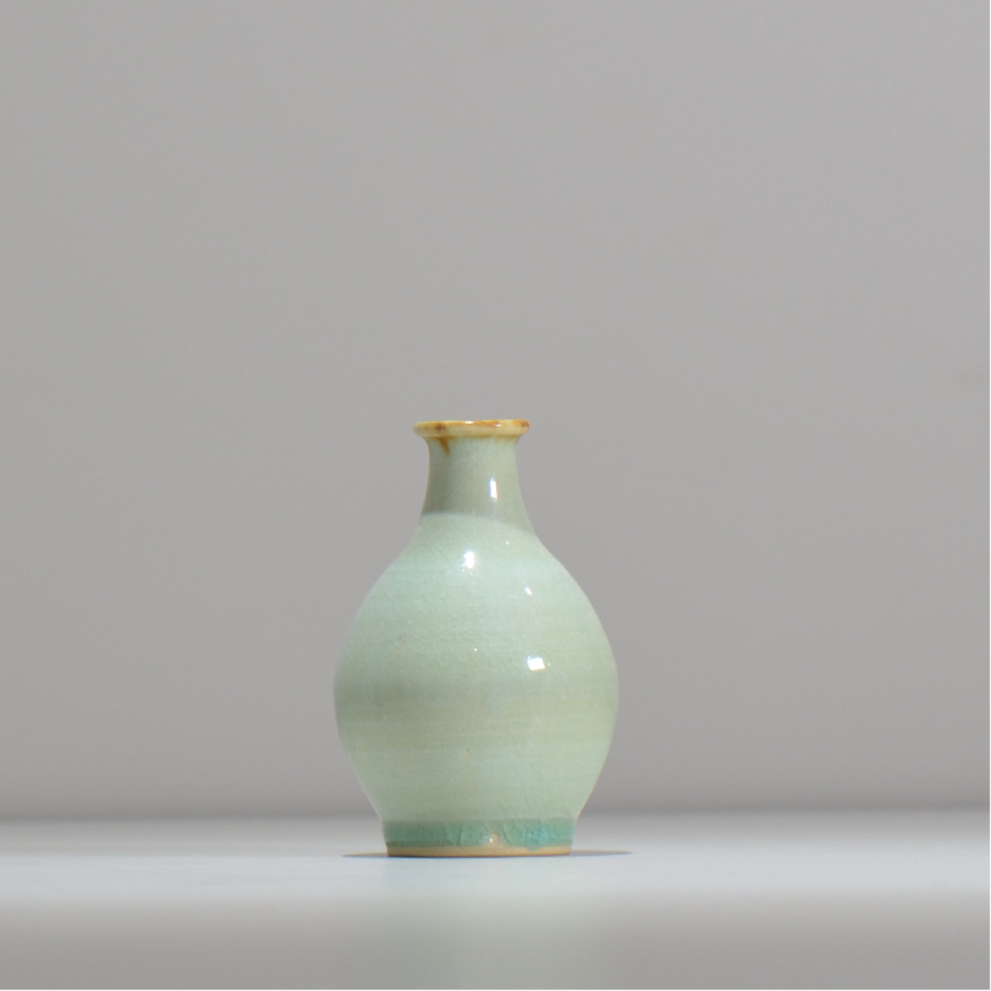 中野 明彦 / ブルーグリーン / na1_01_xs / 底面 直径約4.5cm / 一輪挿し 花瓶