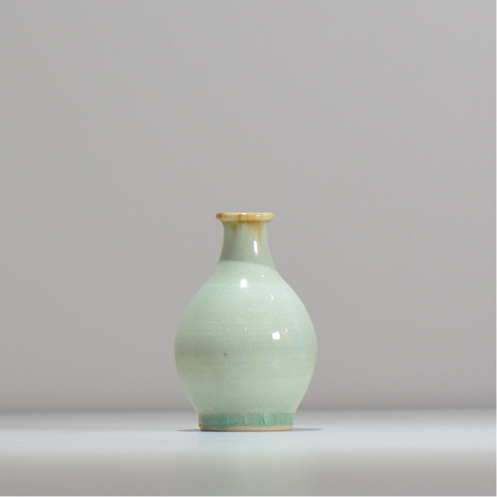 中野 明彦 / ブルーグリーン / na1_01_xs / 底面 直径約4.5cm / 一輪挿し 花瓶