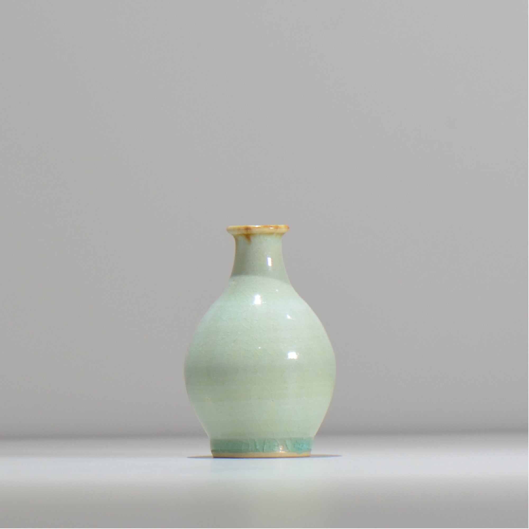 中野 明彦 / ブルーグリーン / na1_01_xs / 底面 直径約4.5cm / 一輪挿し 花瓶